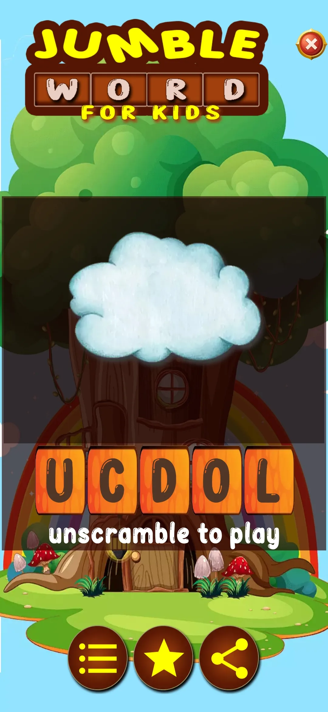 Jumble Word for kids | Indus Appstore | Screenshot