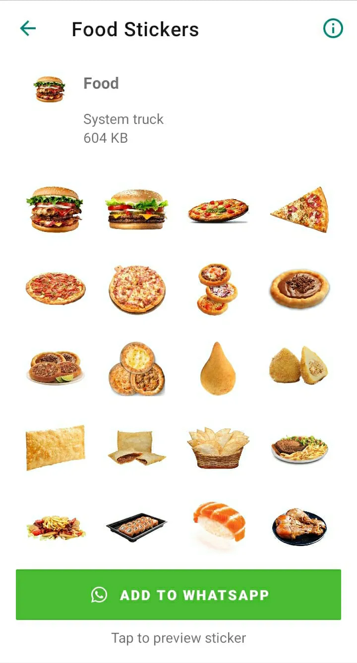 Food Stickers | Indus Appstore | Screenshot