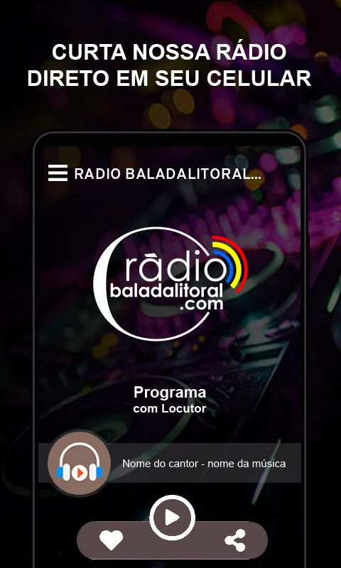 Rádio BaladaLitoral | Indus Appstore | Screenshot