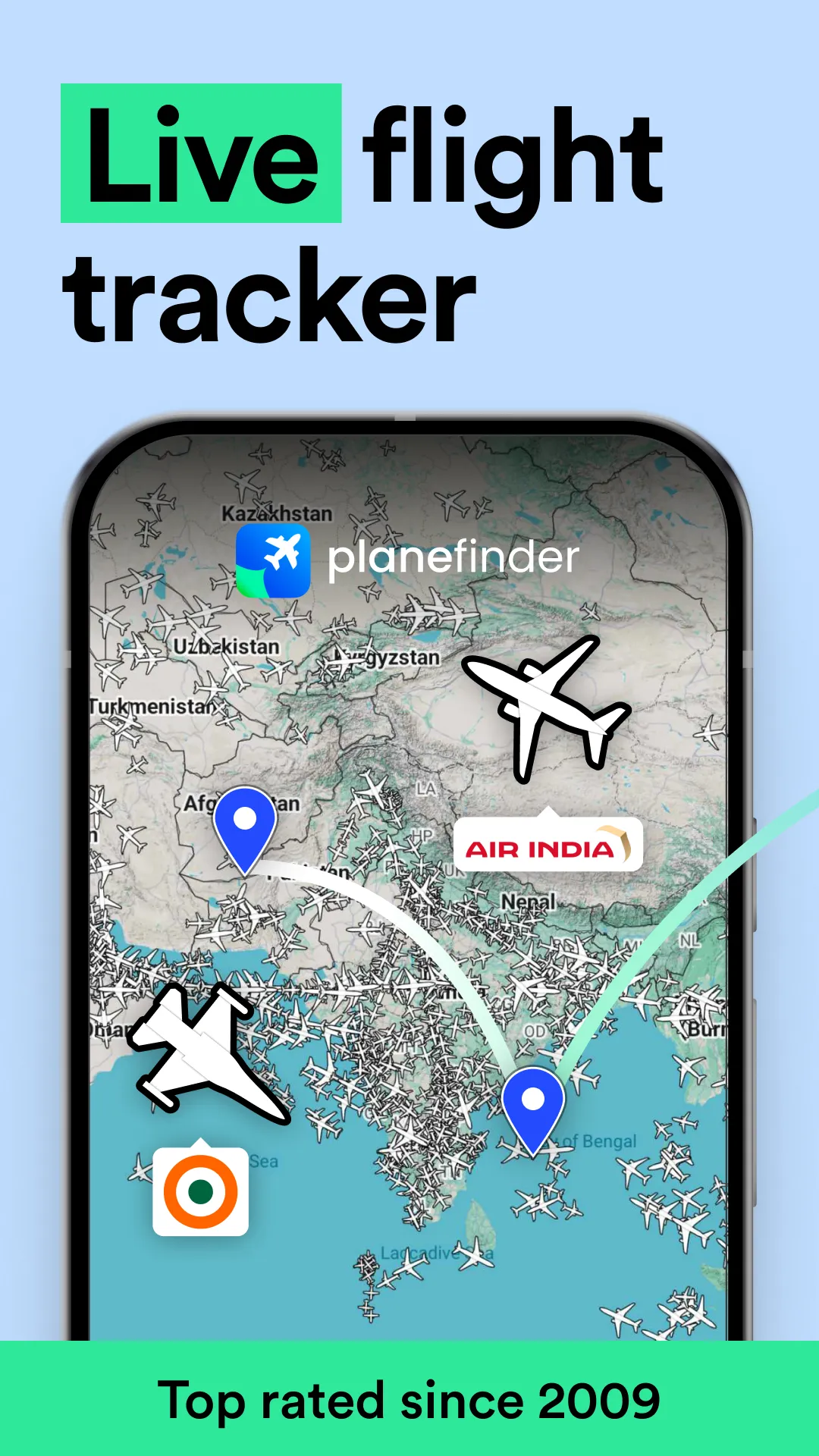 Plane Finder - Flight Tracker | Indus Appstore | Screenshot