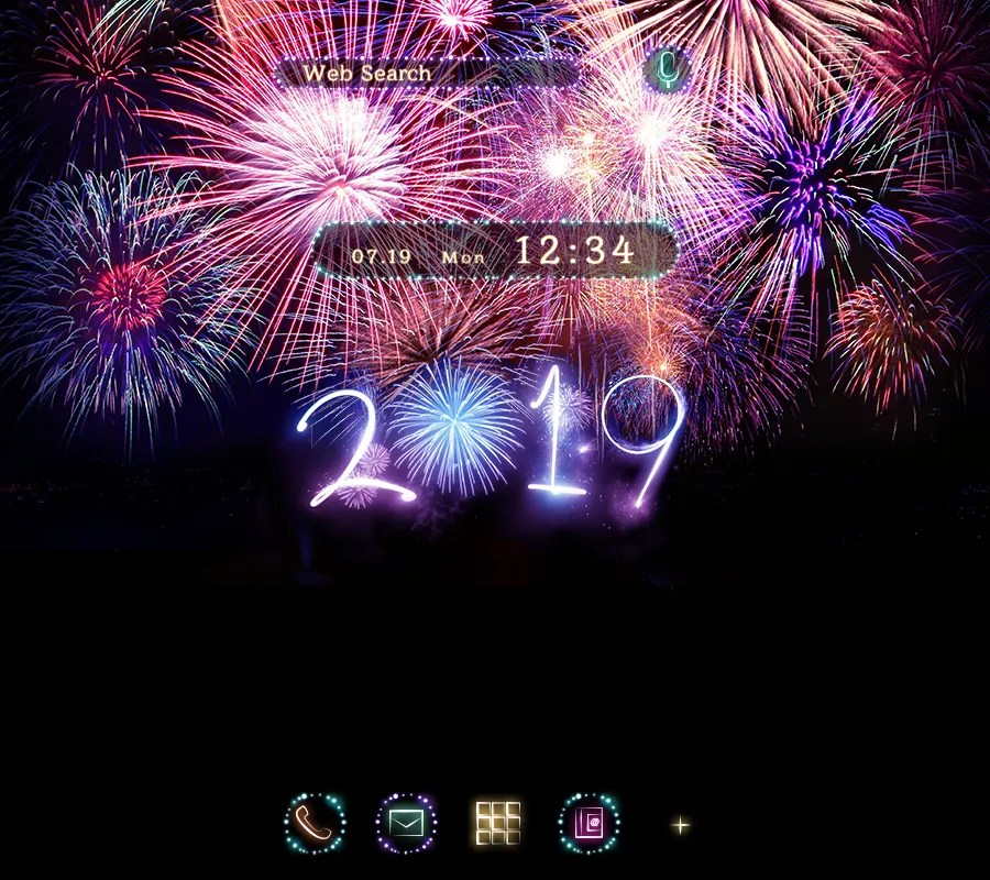 Happy NewYear 2019 Theme | Indus Appstore | Screenshot