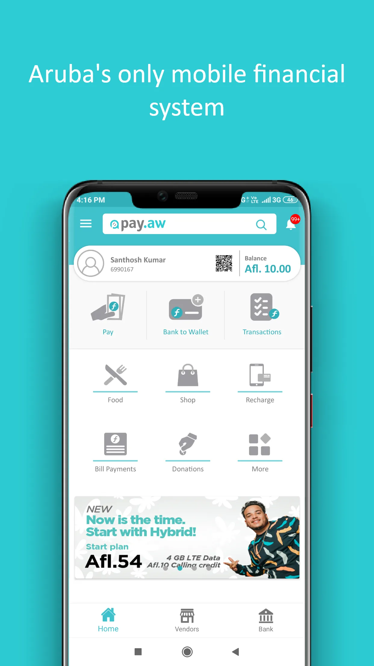 Pay.aw | Indus Appstore | Screenshot