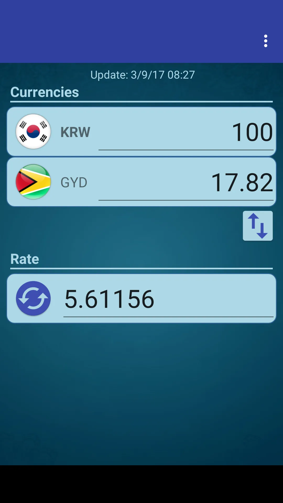 S Korea Won x Guyanese Dollar | Indus Appstore | Screenshot