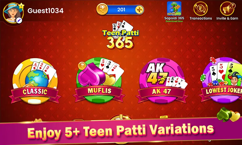 Teen Patti 365 Real Game | Indus Appstore | Screenshot
