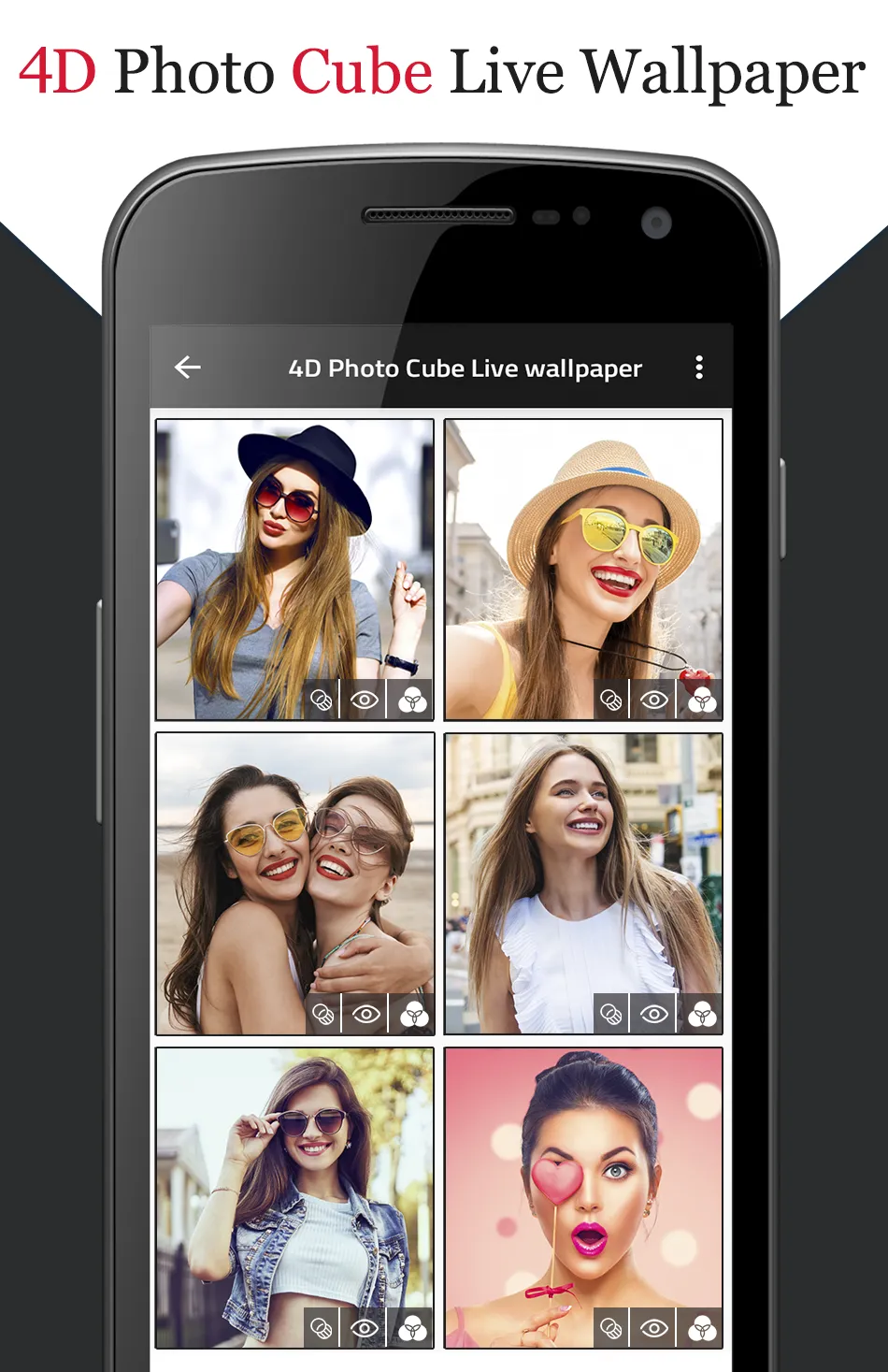 4D Photo Cube Live Wallpaper | Indus Appstore | Screenshot