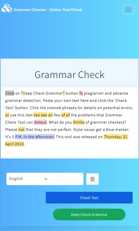 Grammar Checker | Indus Appstore | Screenshot