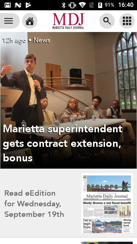 Marietta Daily Journal | Indus Appstore | Screenshot