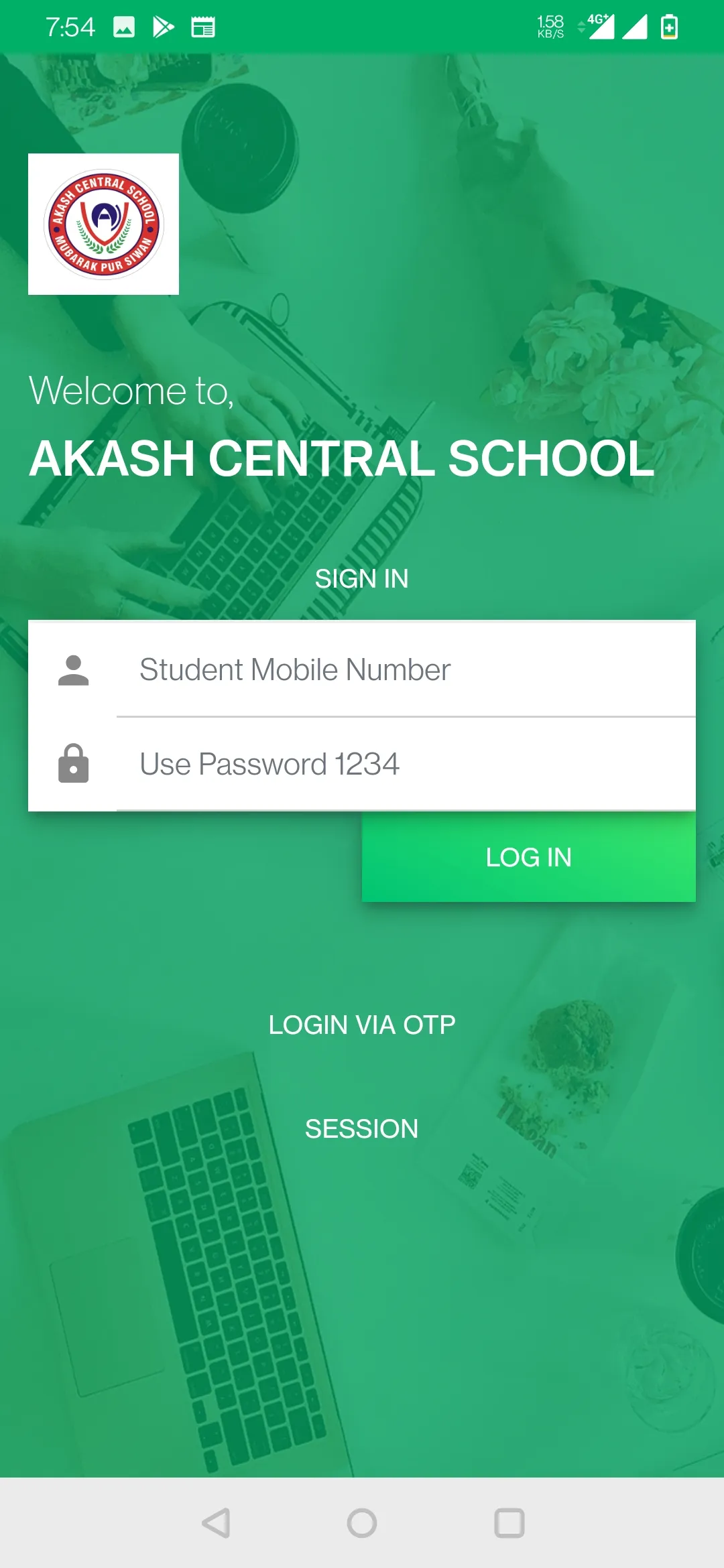 Akash Central School | Indus Appstore | Screenshot