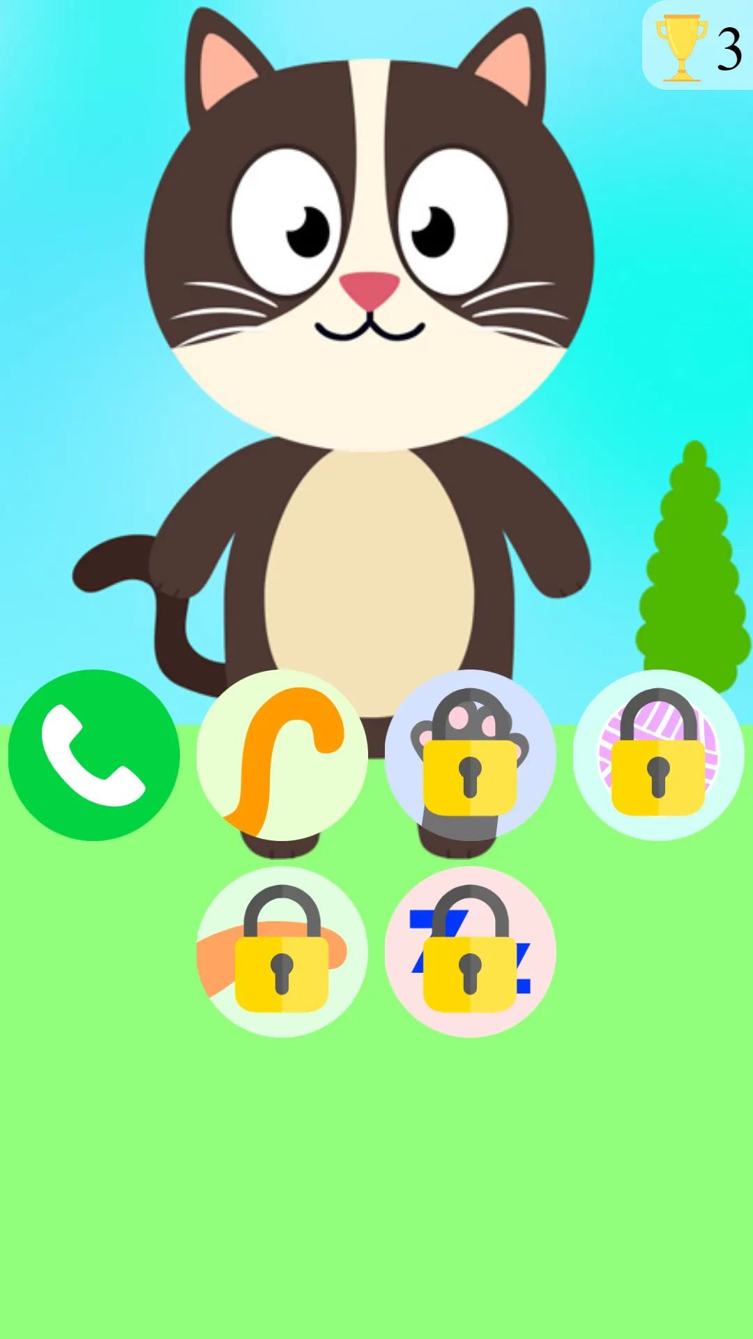 Talking Cat With Fake Call | Indus Appstore | Screenshot