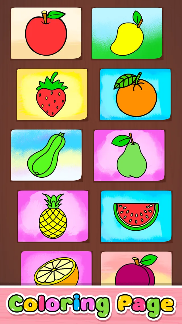 Coloring Fruits | Indus Appstore | Screenshot