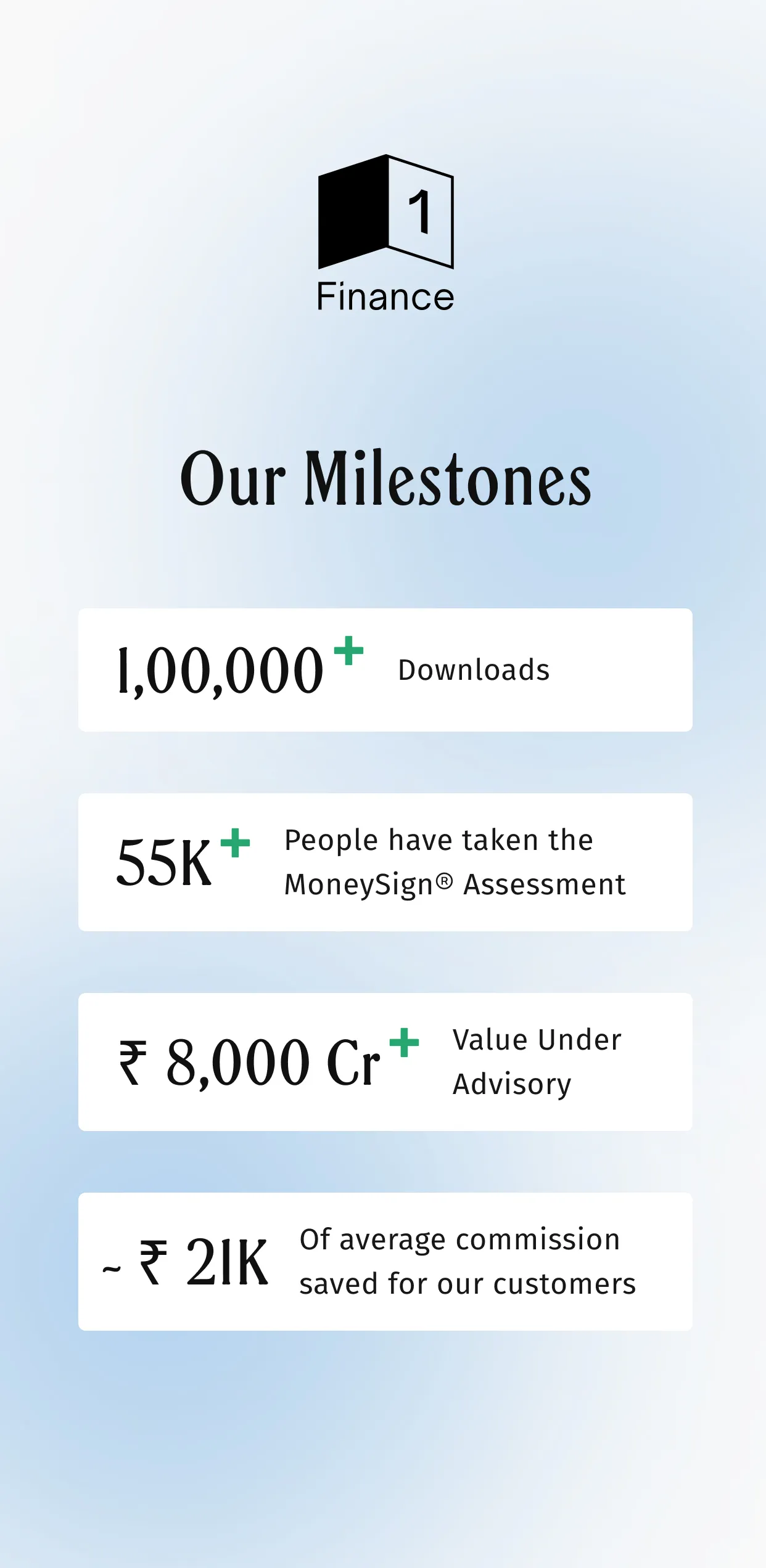 1 Finance: Financial Advisory | Indus Appstore | Screenshot