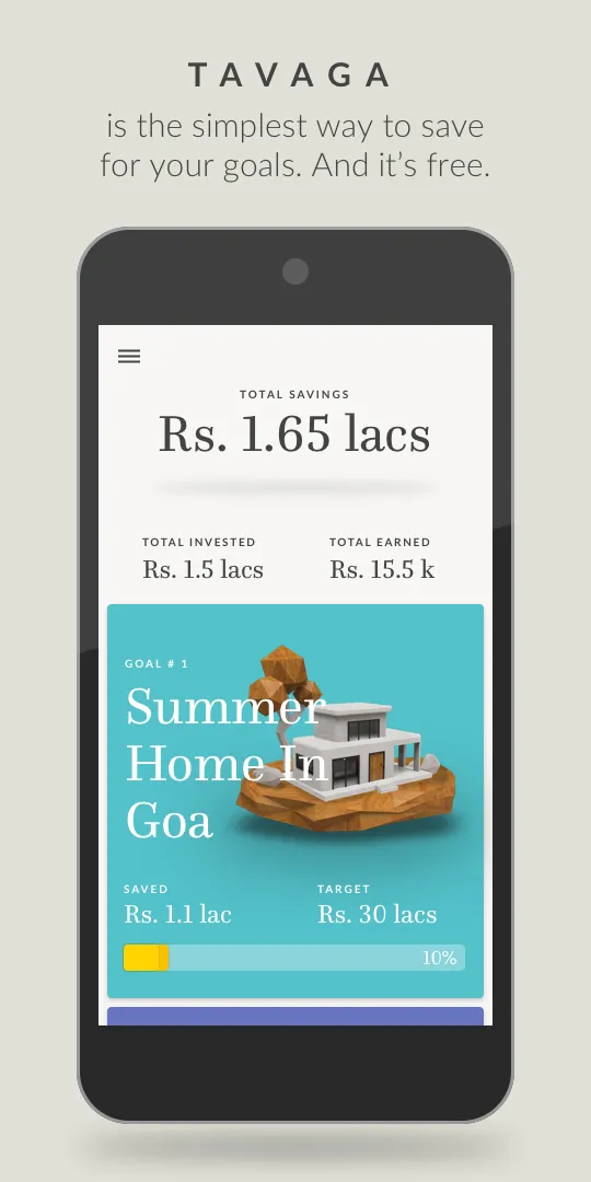 Tavaga – Investing for Goals | Indus Appstore | Screenshot