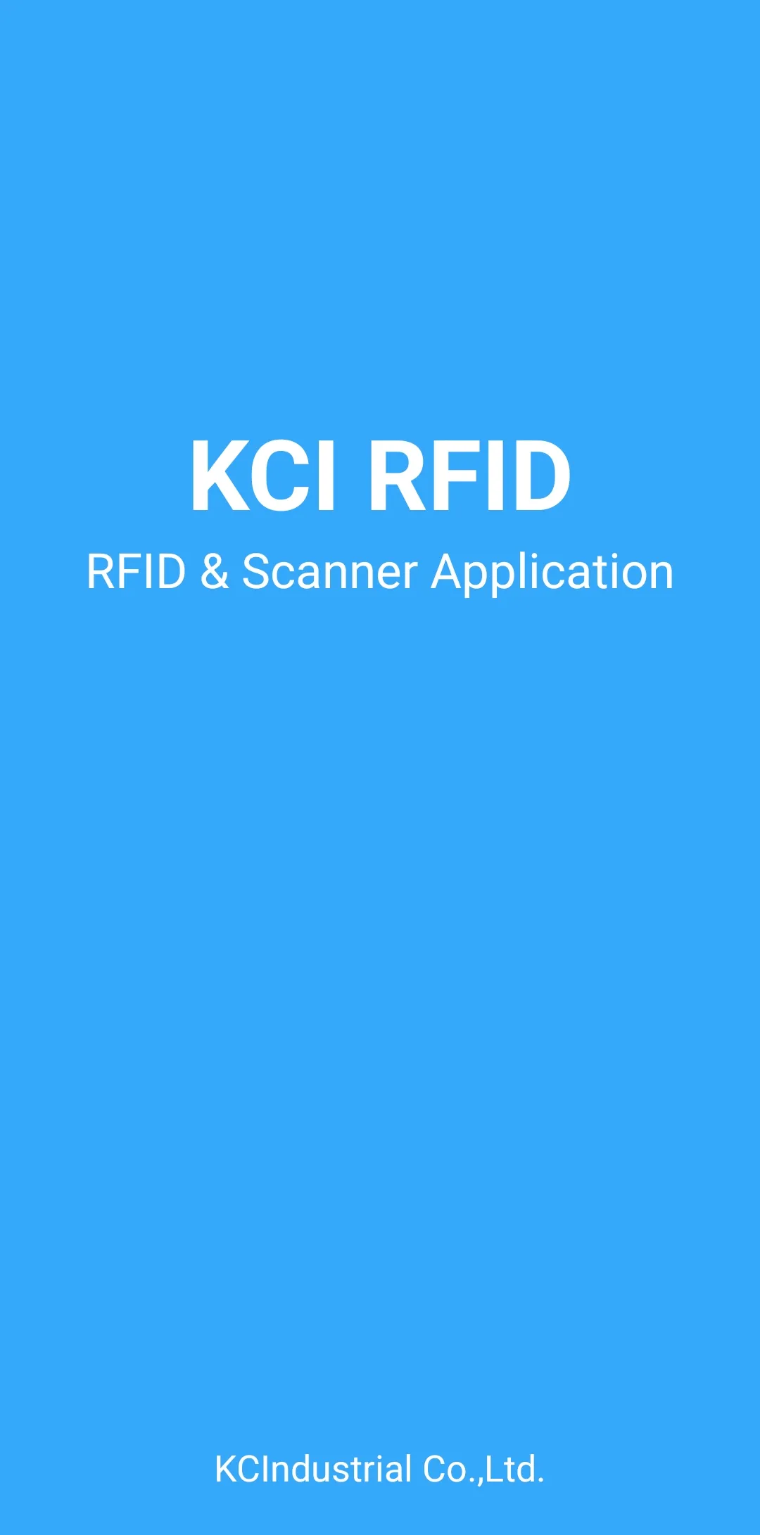 KCI RFID - UHF, Barcode Reader | Indus Appstore | Screenshot