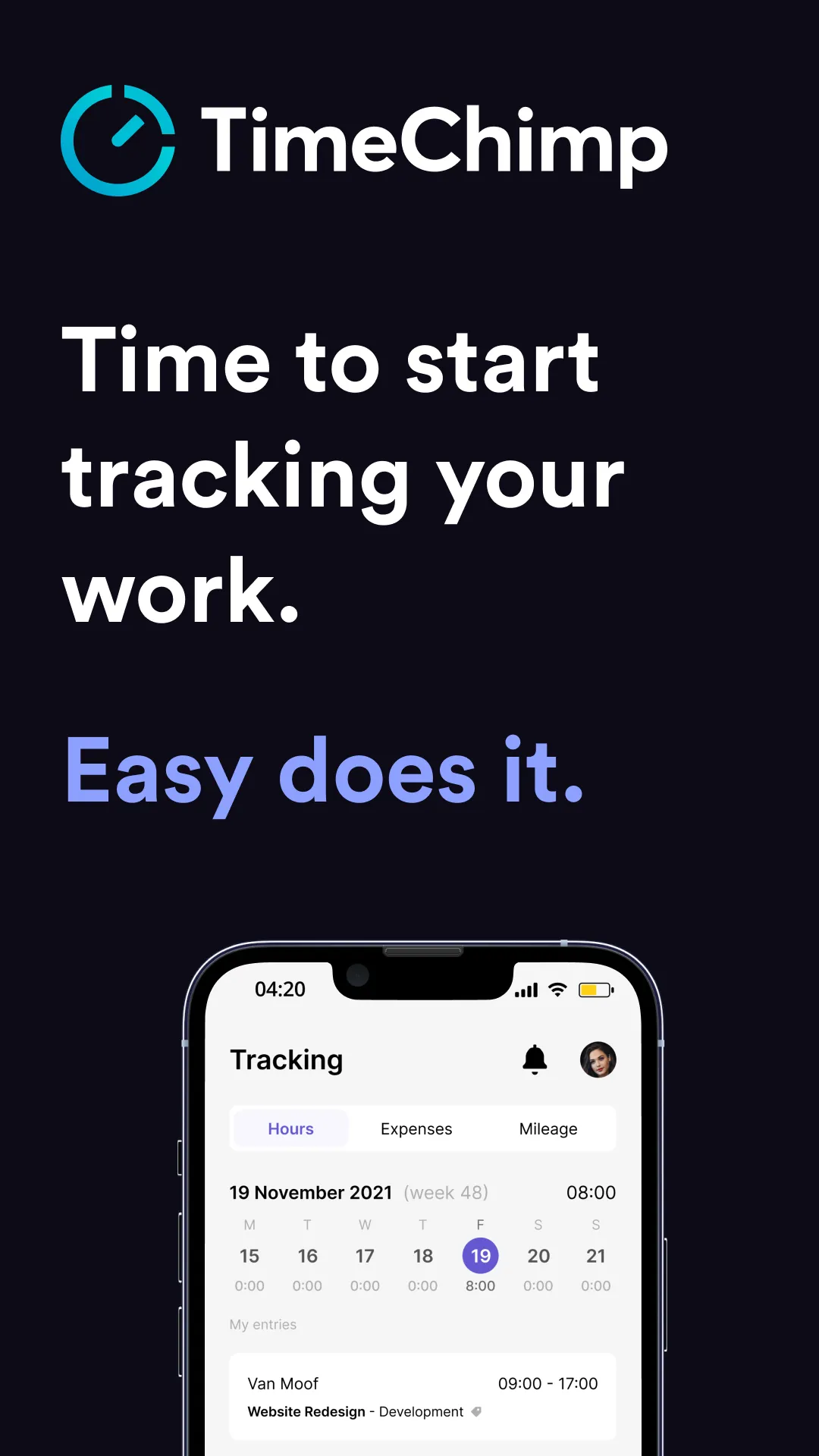 TimeChimp - Time Tracking | Indus Appstore | Screenshot