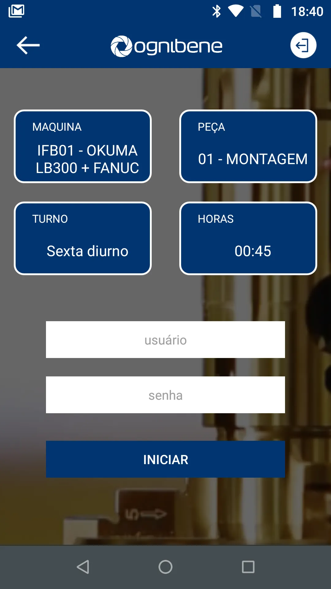 OHL - Apontamento de Produção | Indus Appstore | Screenshot