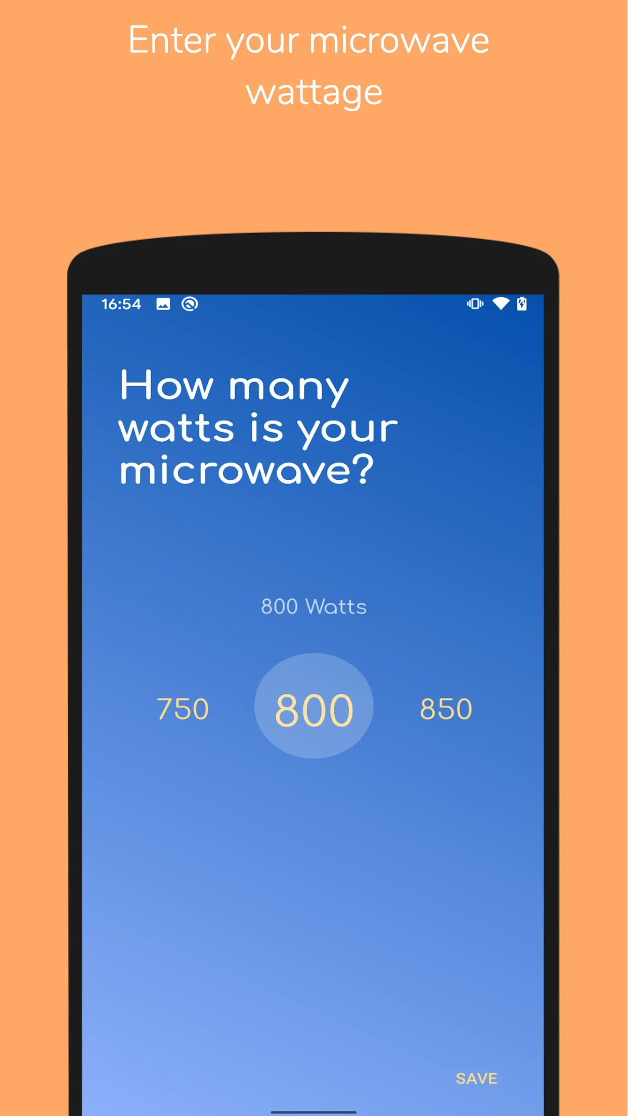 Watt Time - Microwave time con | Indus Appstore | Screenshot