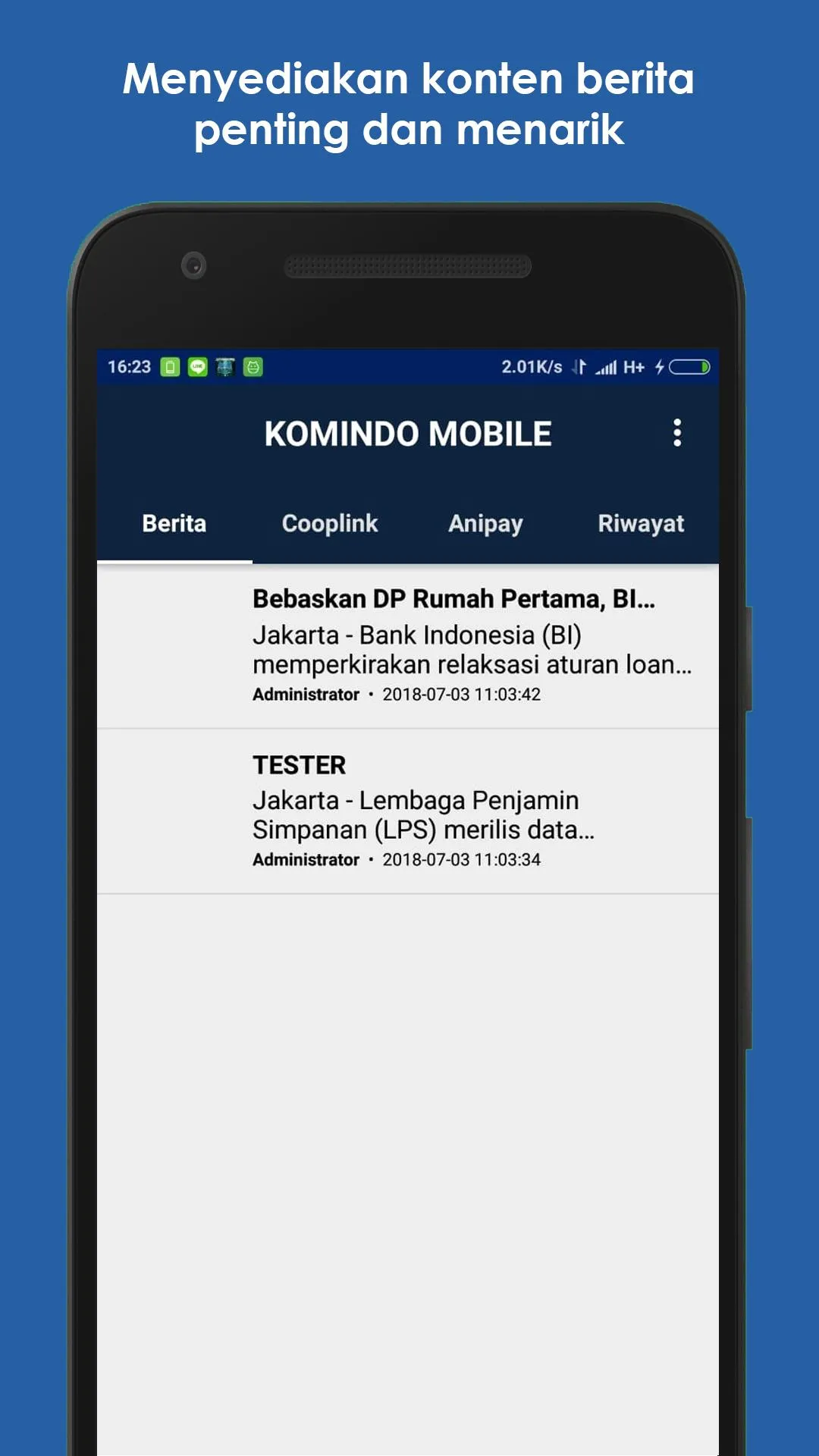 KOMINDO MOBILE | Indus Appstore | Screenshot