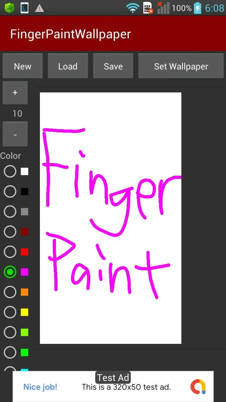 Finger Paint Wallpaper | Indus Appstore | Screenshot