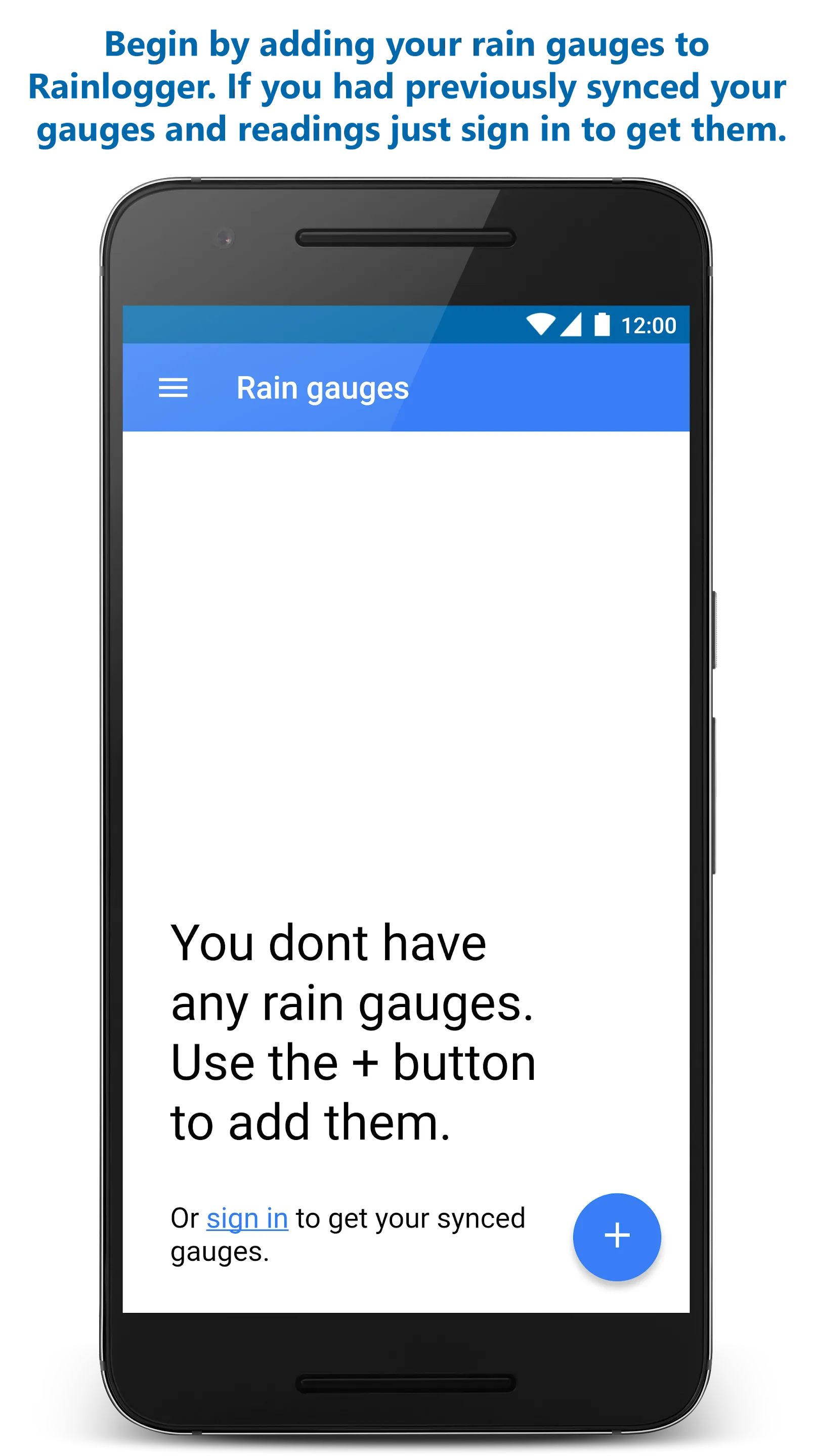 Rainlogger | Indus Appstore | Screenshot