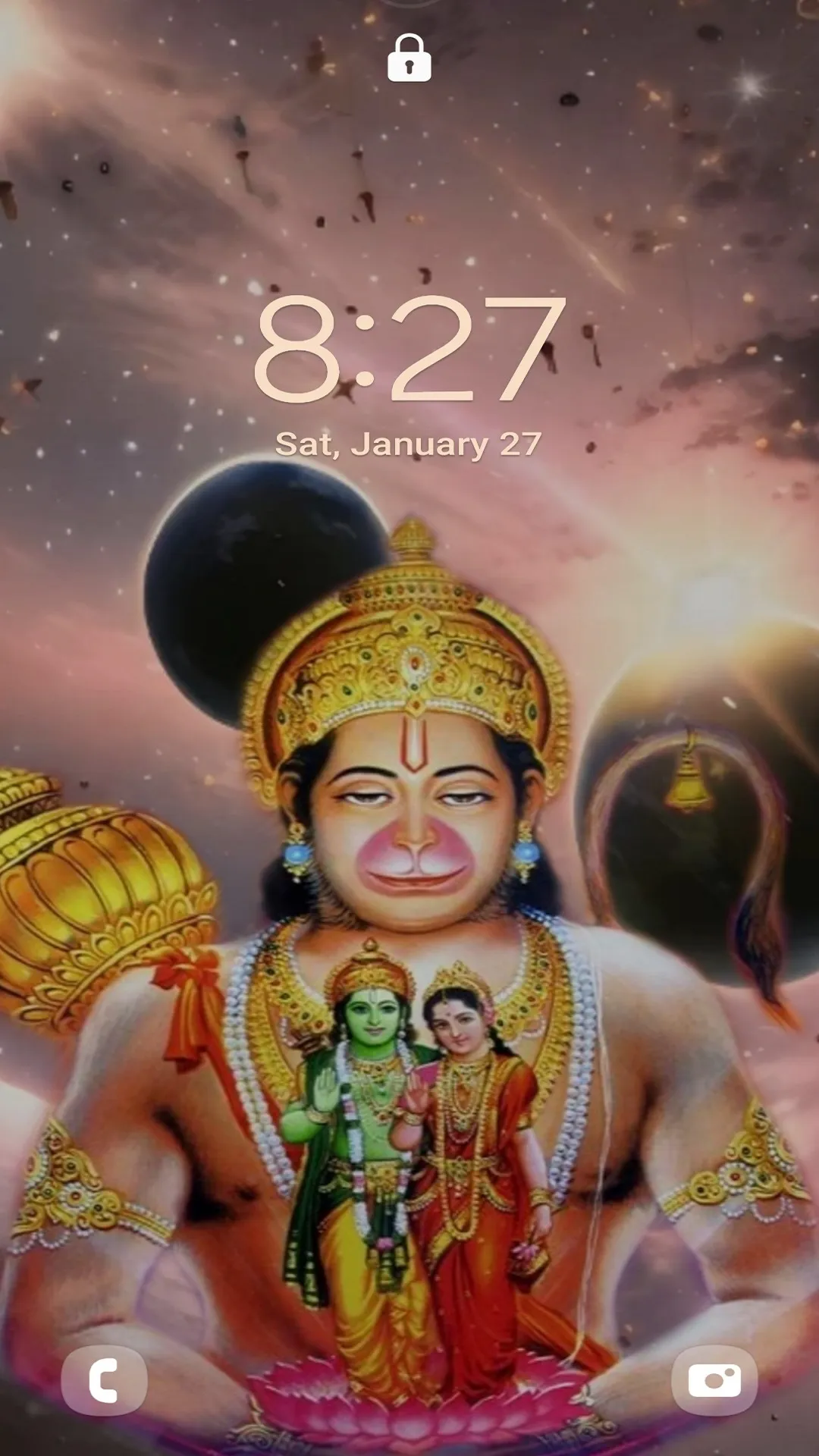 Hanuman Lock Screen | Indus Appstore | Screenshot