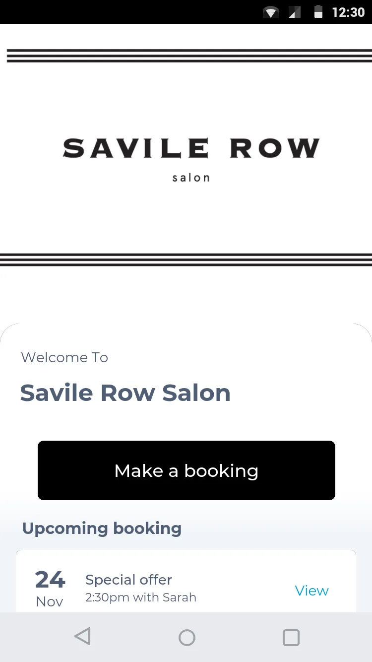 Savile Row Salon | Indus Appstore | Screenshot