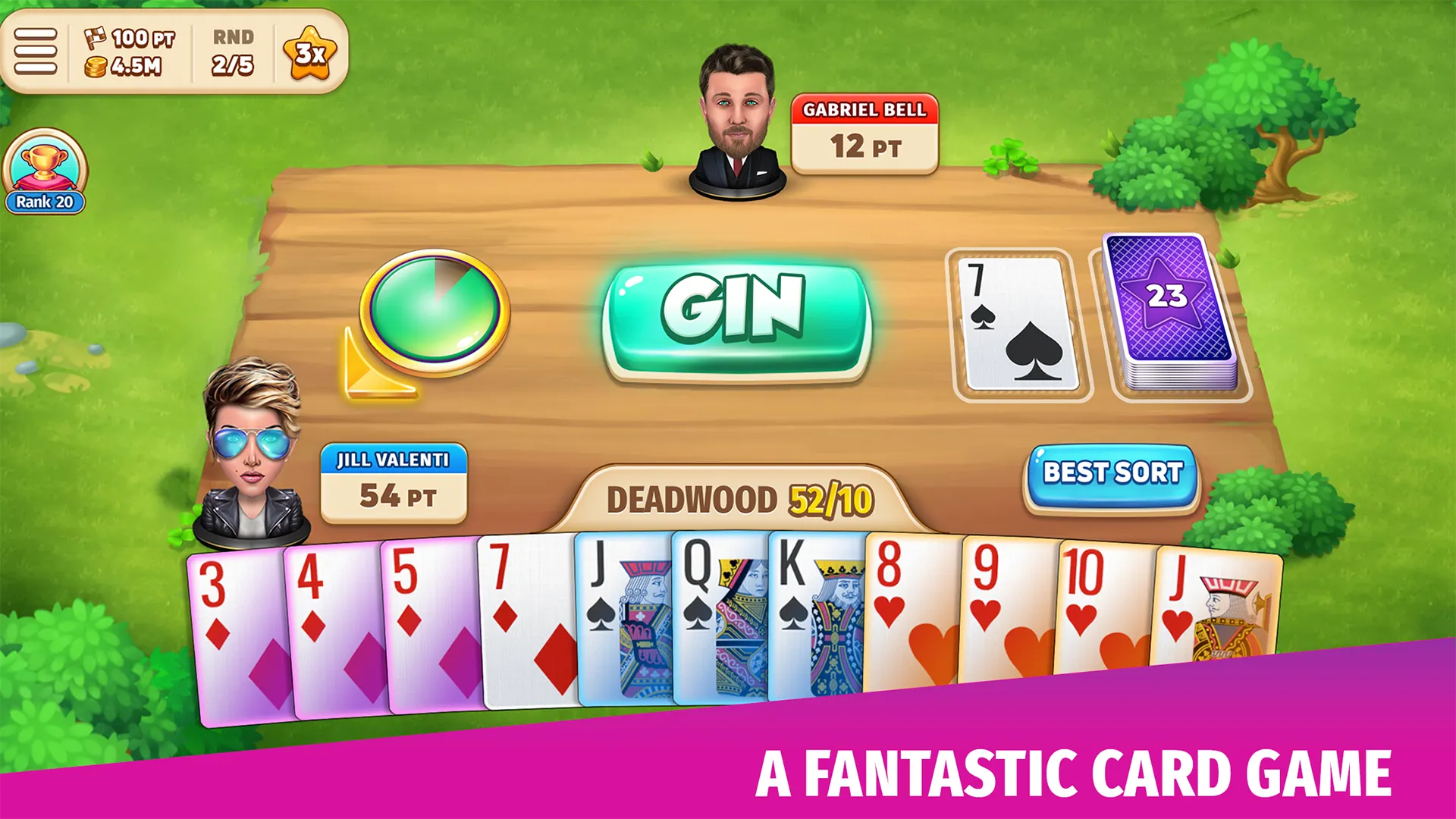 Gin Rummy Stars - Card Game | Indus Appstore | Screenshot