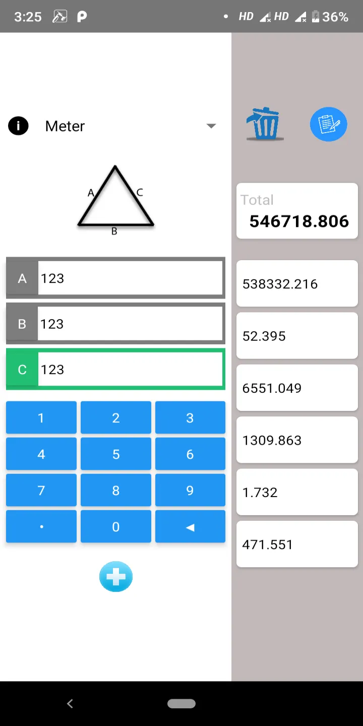 Land Area Calculator | Indus Appstore | Screenshot