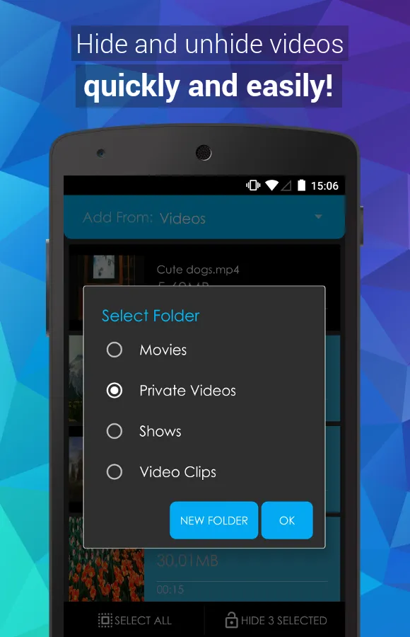 Video Locker - Hide Videos | Indus Appstore | Screenshot