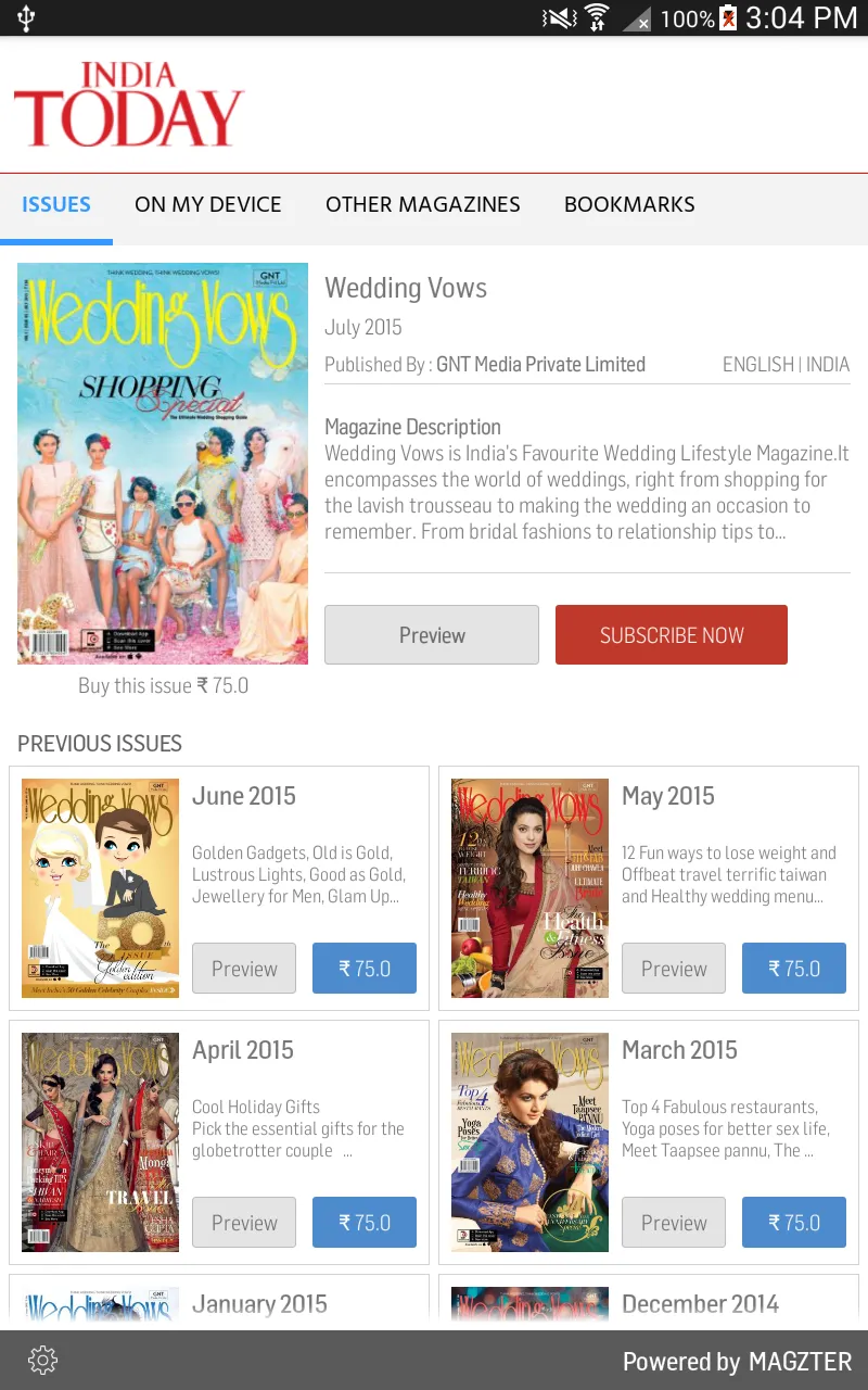 WV Magazine | Indus Appstore | Screenshot