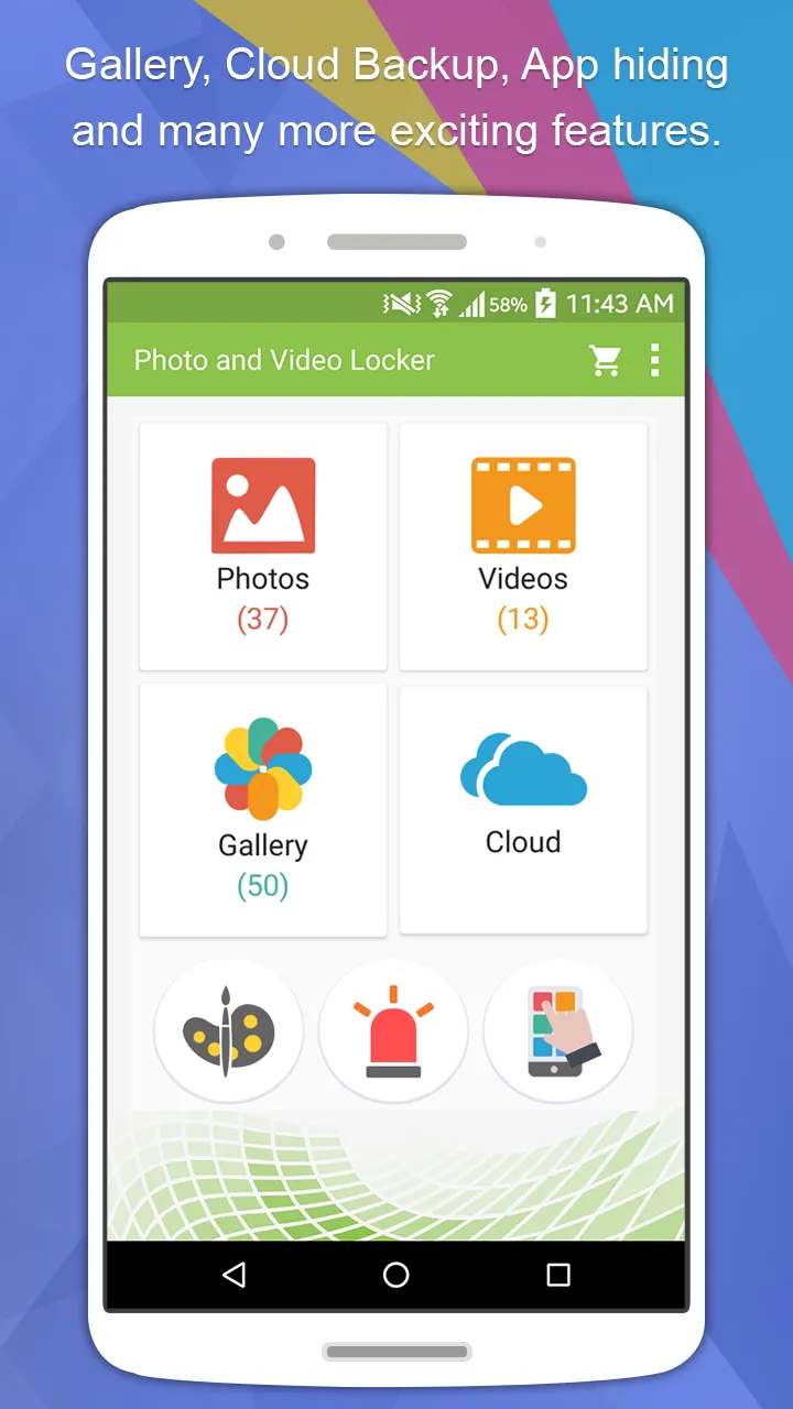 Photo Video Gallery Locker - H | Indus Appstore | Screenshot