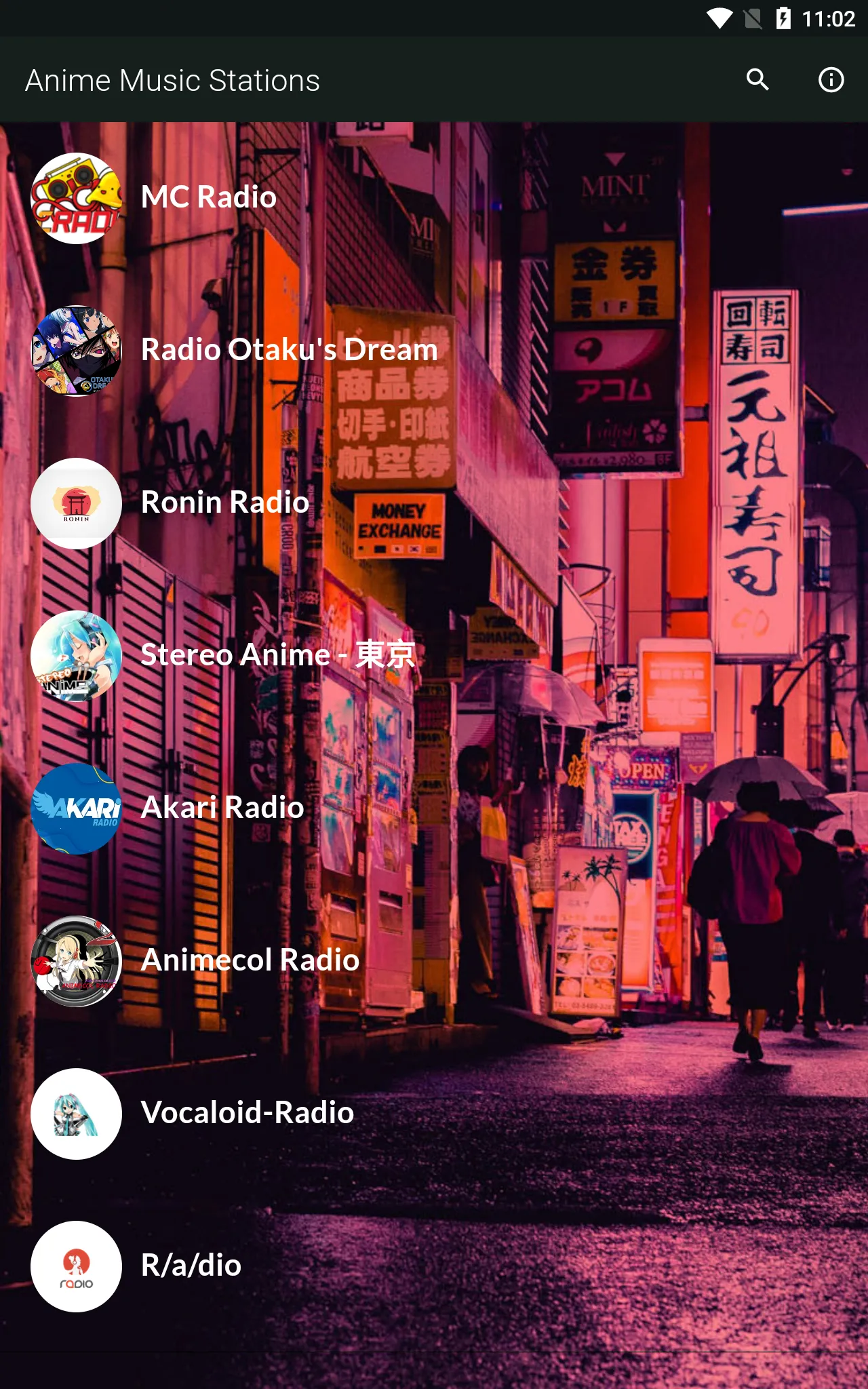 Anime Music Stations | Indus Appstore | Screenshot