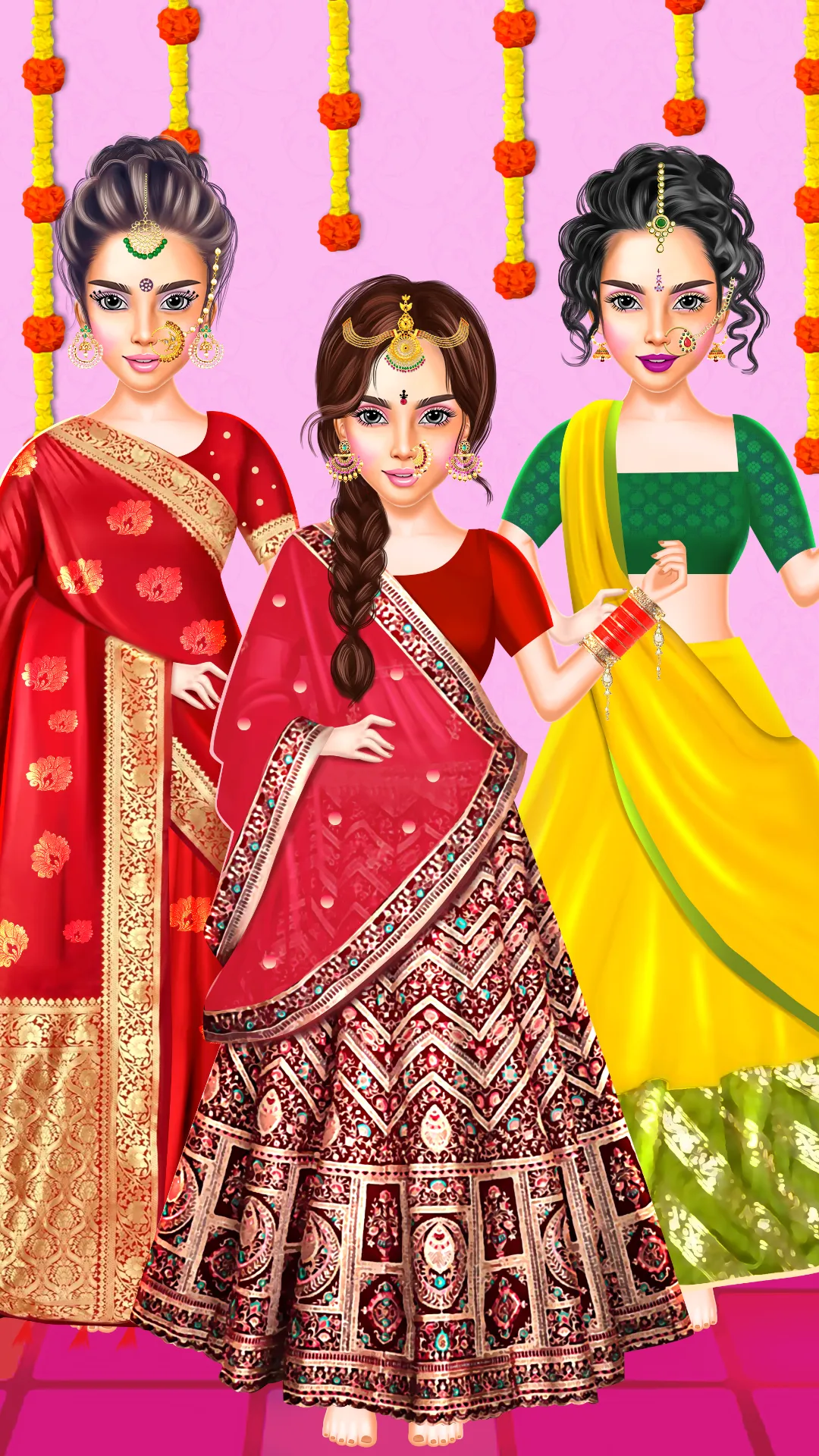 Indian Wedding Dress-up | Indus Appstore | Screenshot