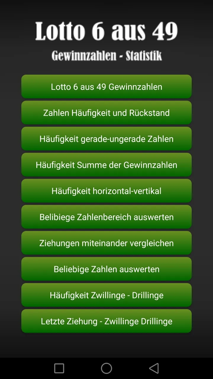 Lotto Statistik | Indus Appstore | Screenshot