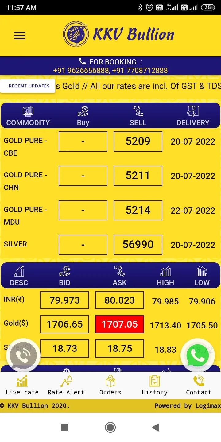 KKV Bullion | Indus Appstore | Screenshot