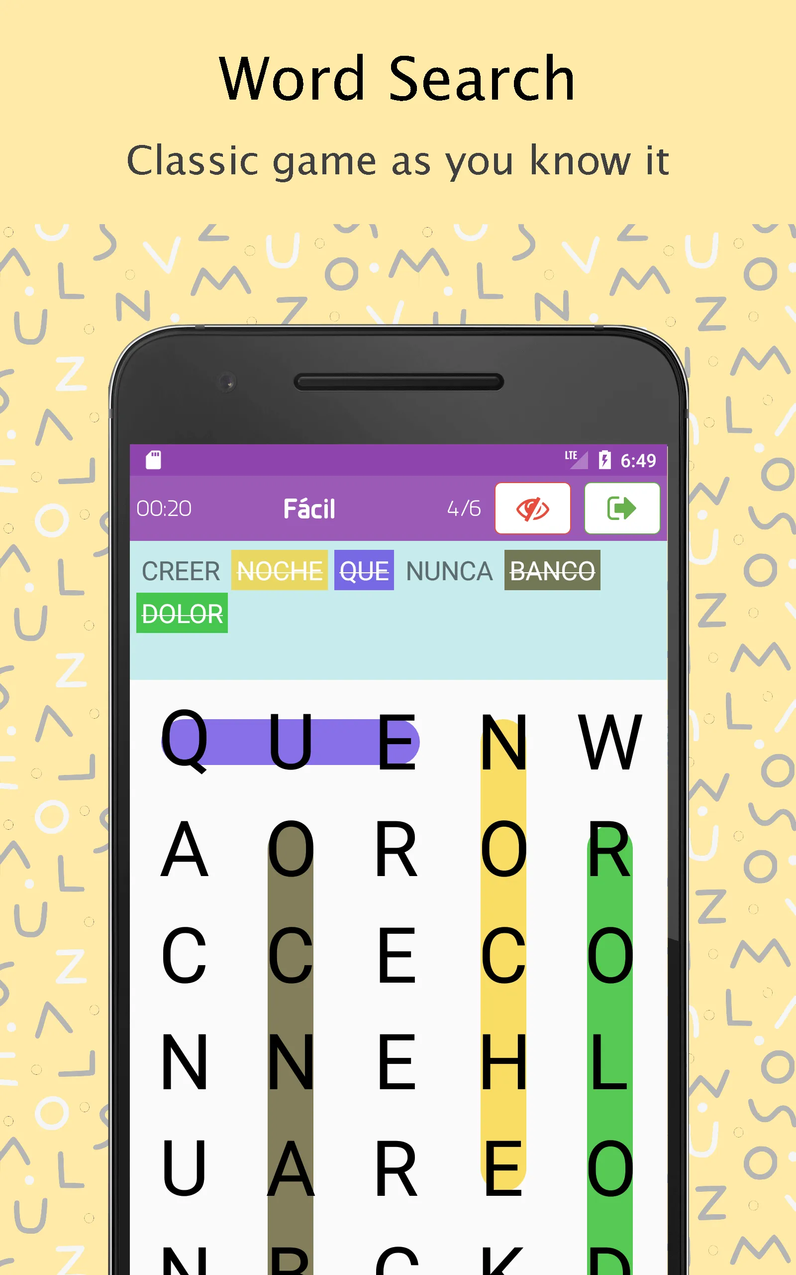 Word Search Spanish Dictionary | Indus Appstore | Screenshot