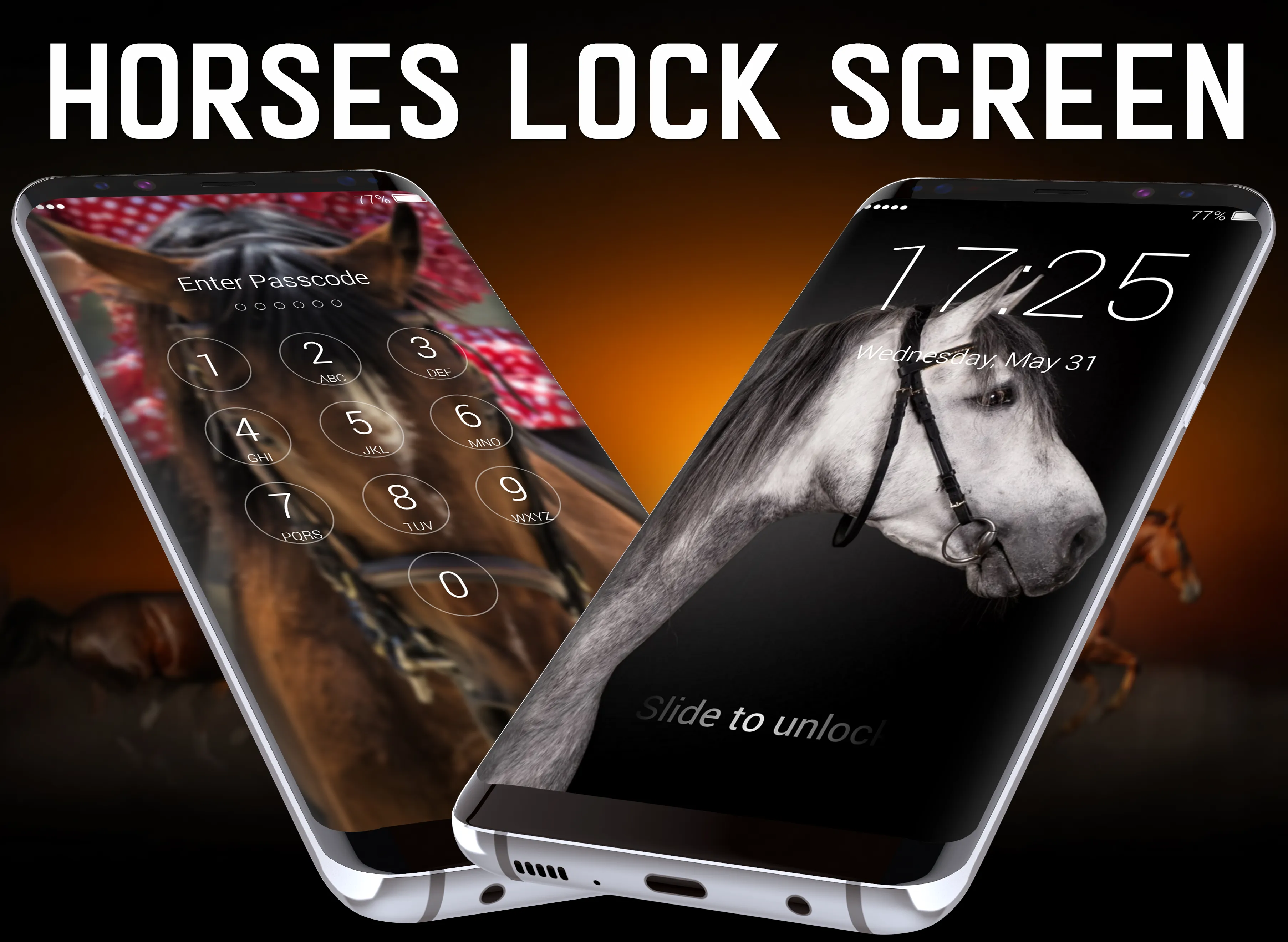 Horses Lock Screen | Indus Appstore | Screenshot