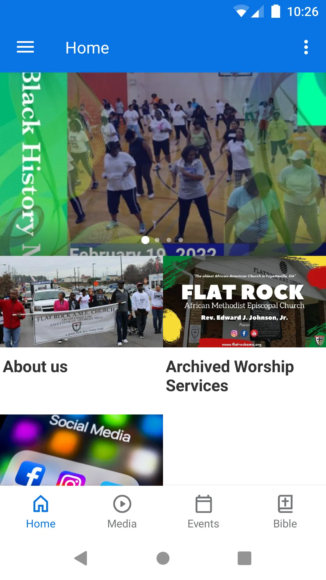 Flat Rock AME Fayetteville | Indus Appstore | Screenshot