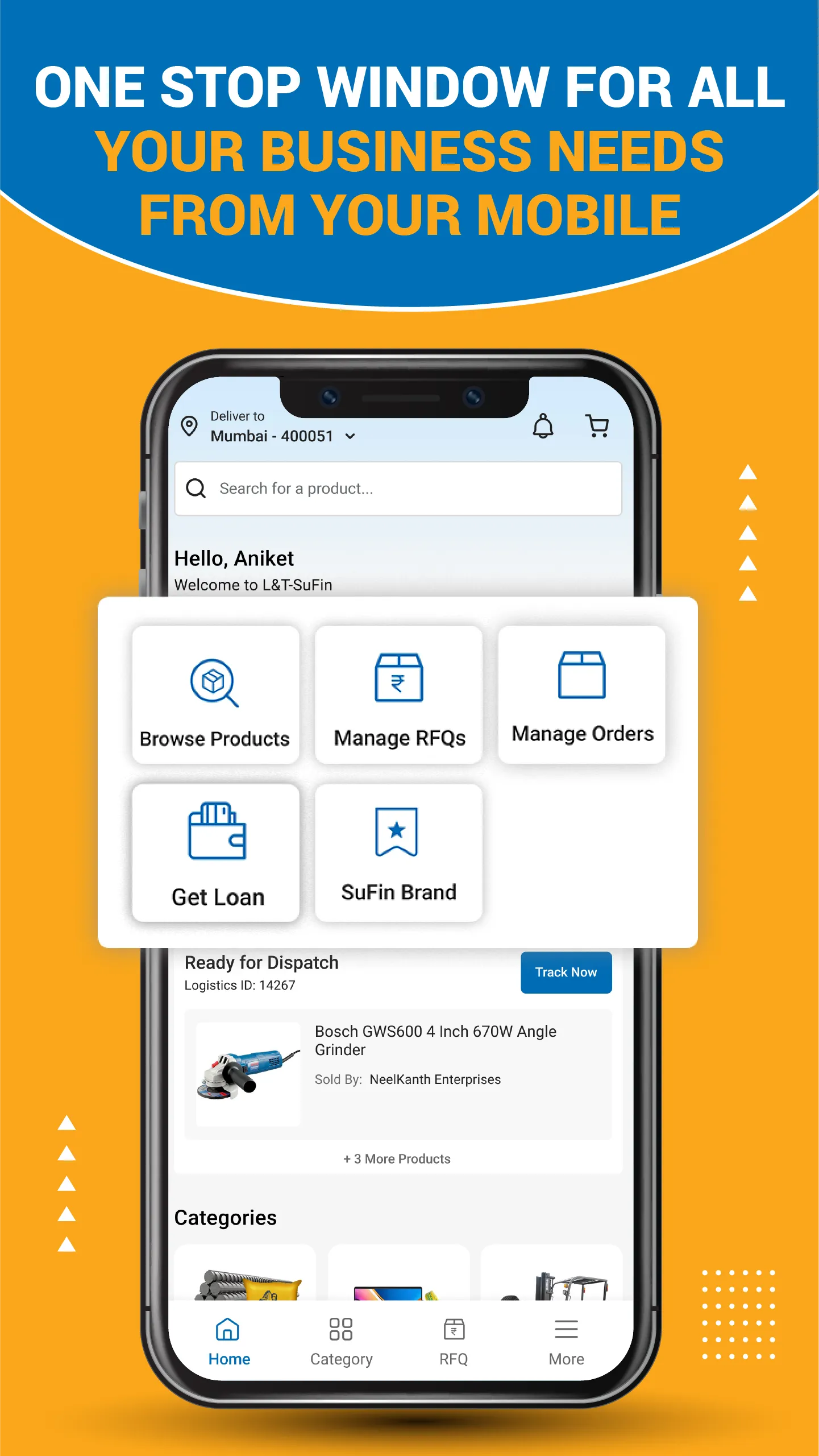 L&TSuFin B2B Bulk Purchase App | Indus Appstore | Screenshot