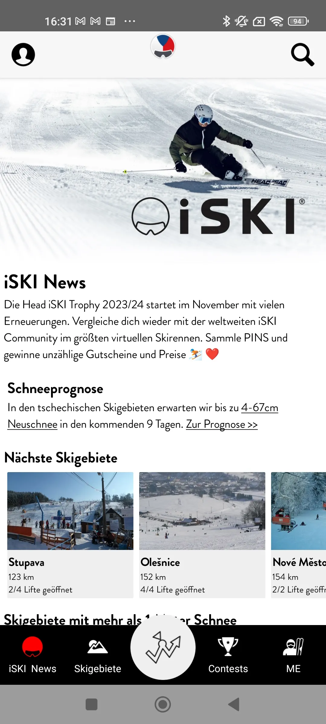 iSKI Czech - Ski & Tracking | Indus Appstore | Screenshot