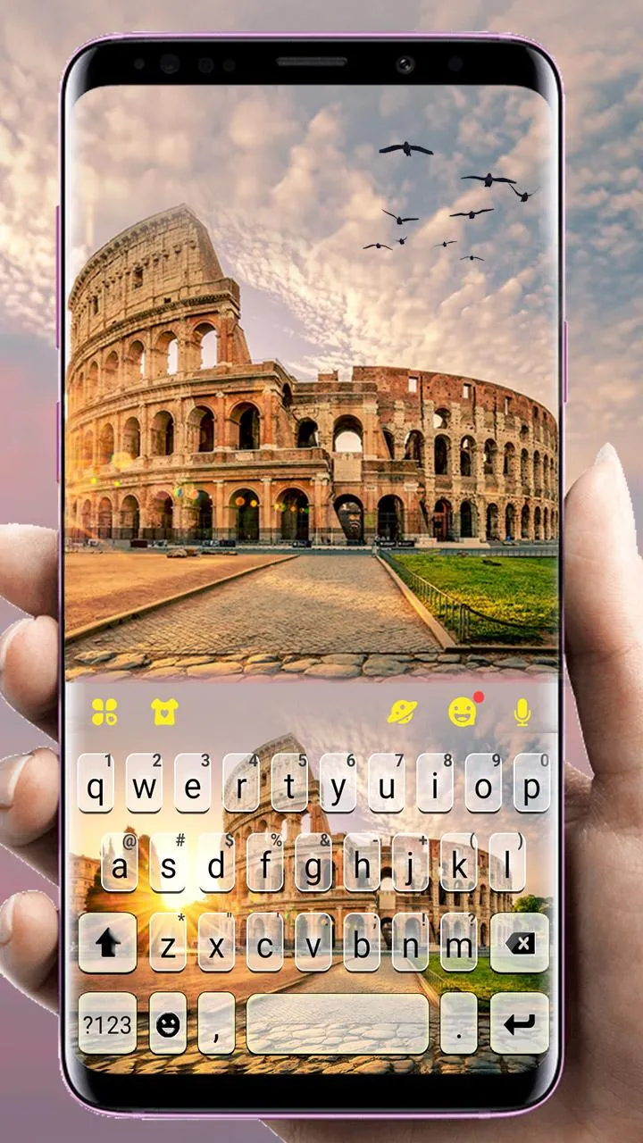 Rome Colosseum Keyboard Theme | Indus Appstore | Screenshot