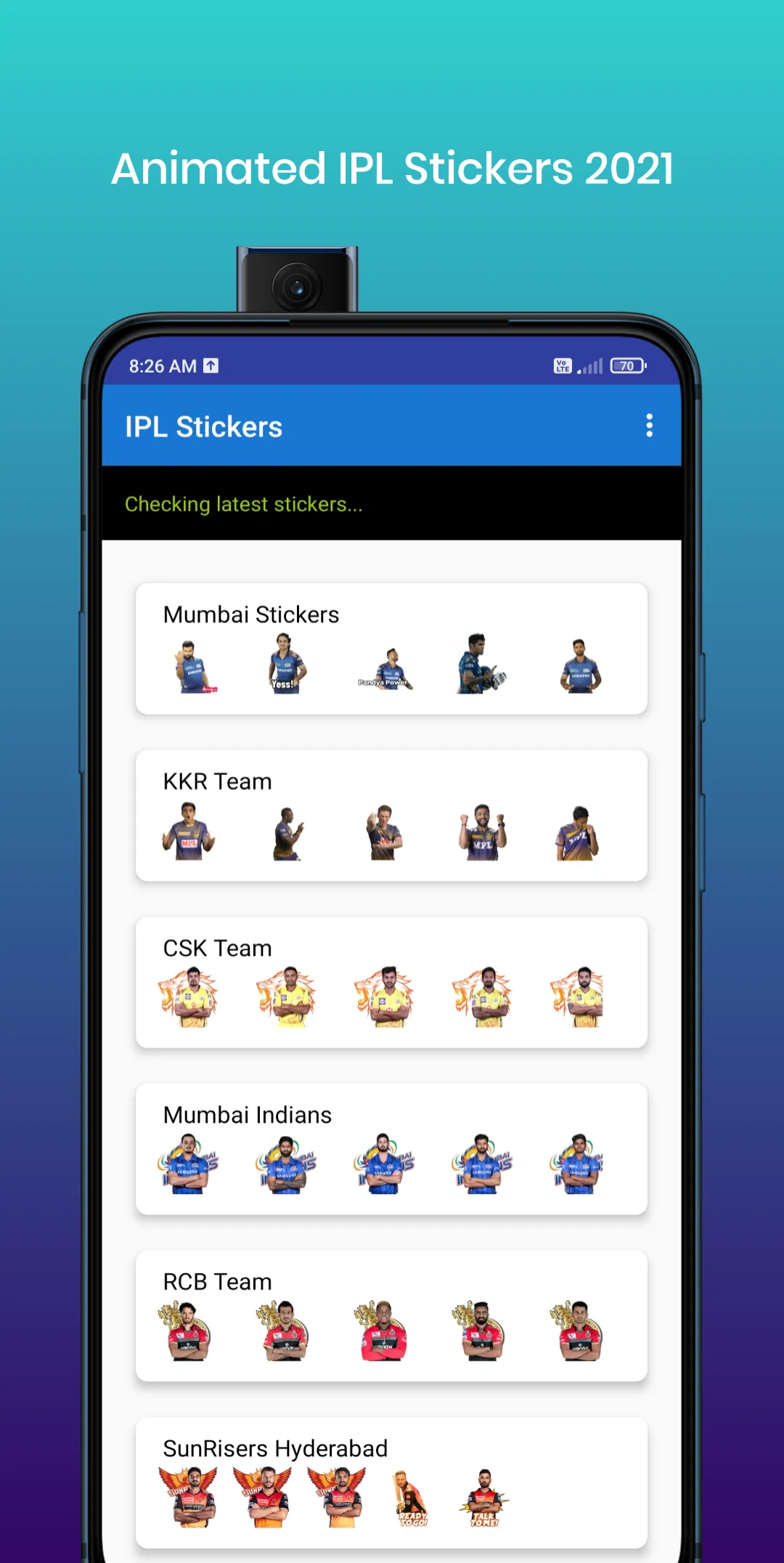 IPL Stickers | Indus Appstore | Screenshot