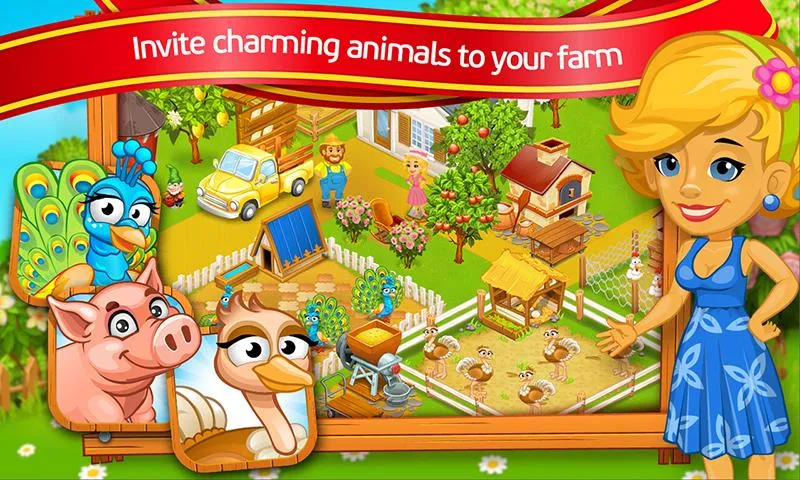 Farm Town: Cartoon Story | Indus Appstore | Screenshot