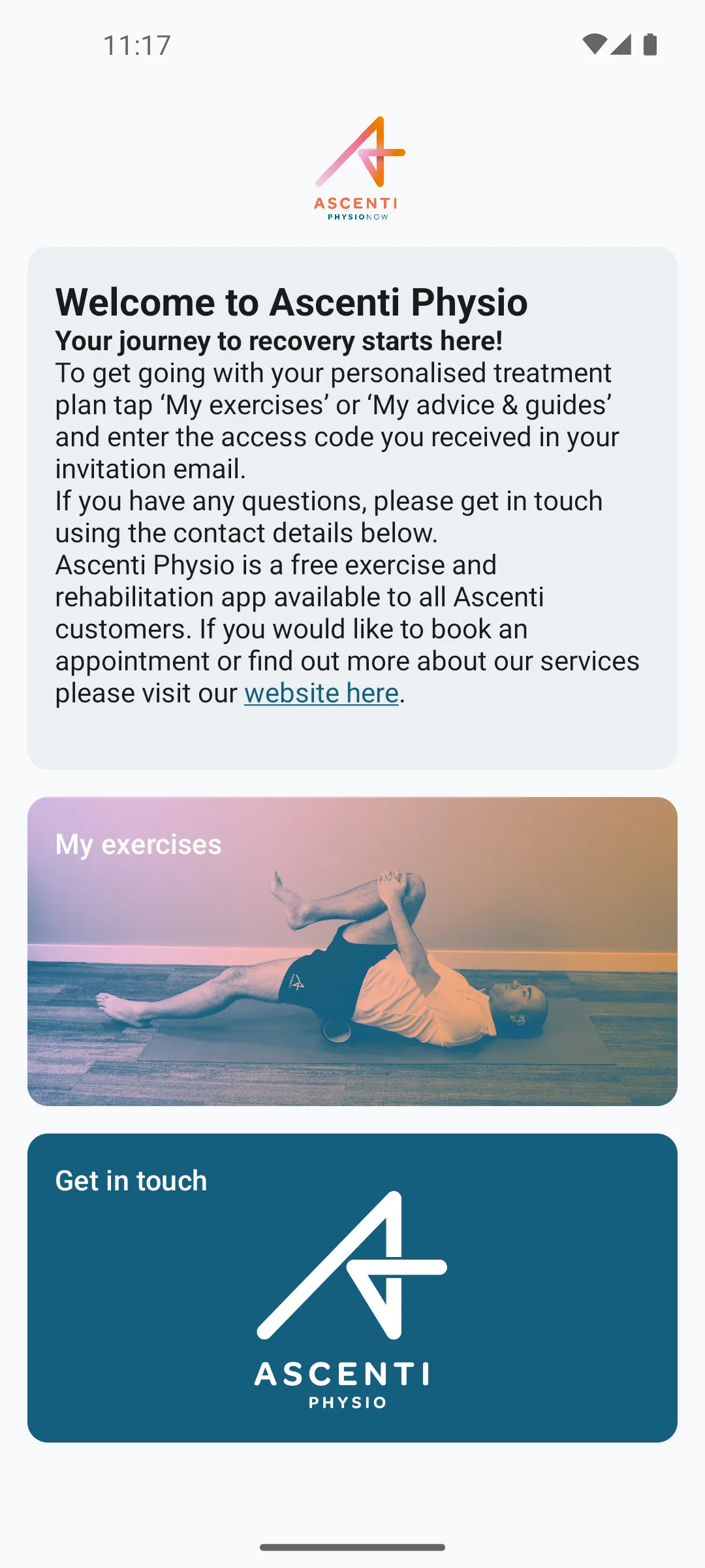 Ascenti Physio | Indus Appstore | Screenshot