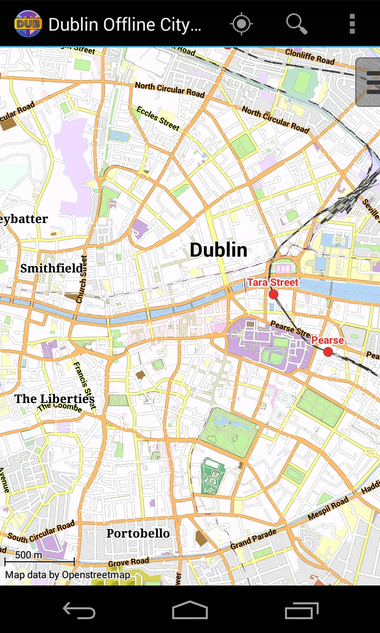 Dublin Offline City Map | Indus Appstore | Screenshot