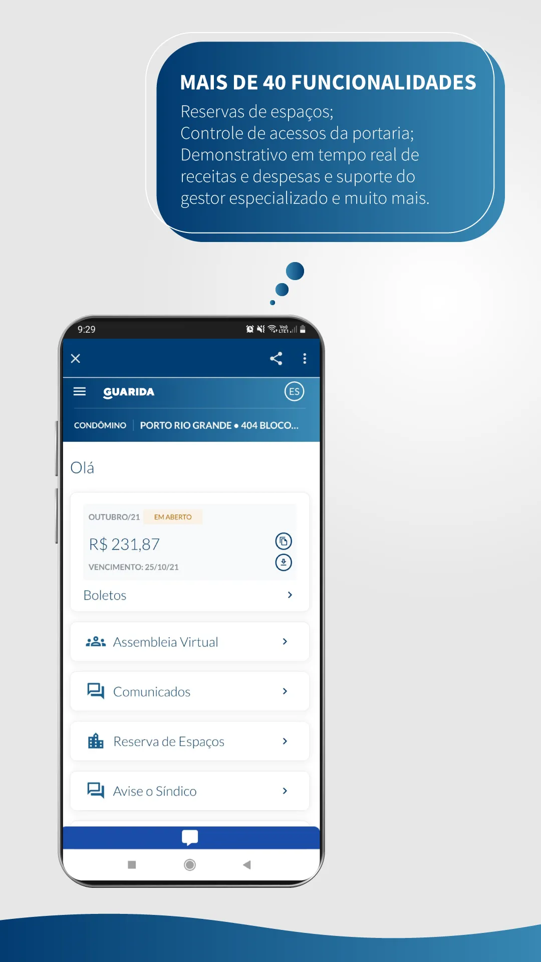 Agência Virtual Guarida | Indus Appstore | Screenshot