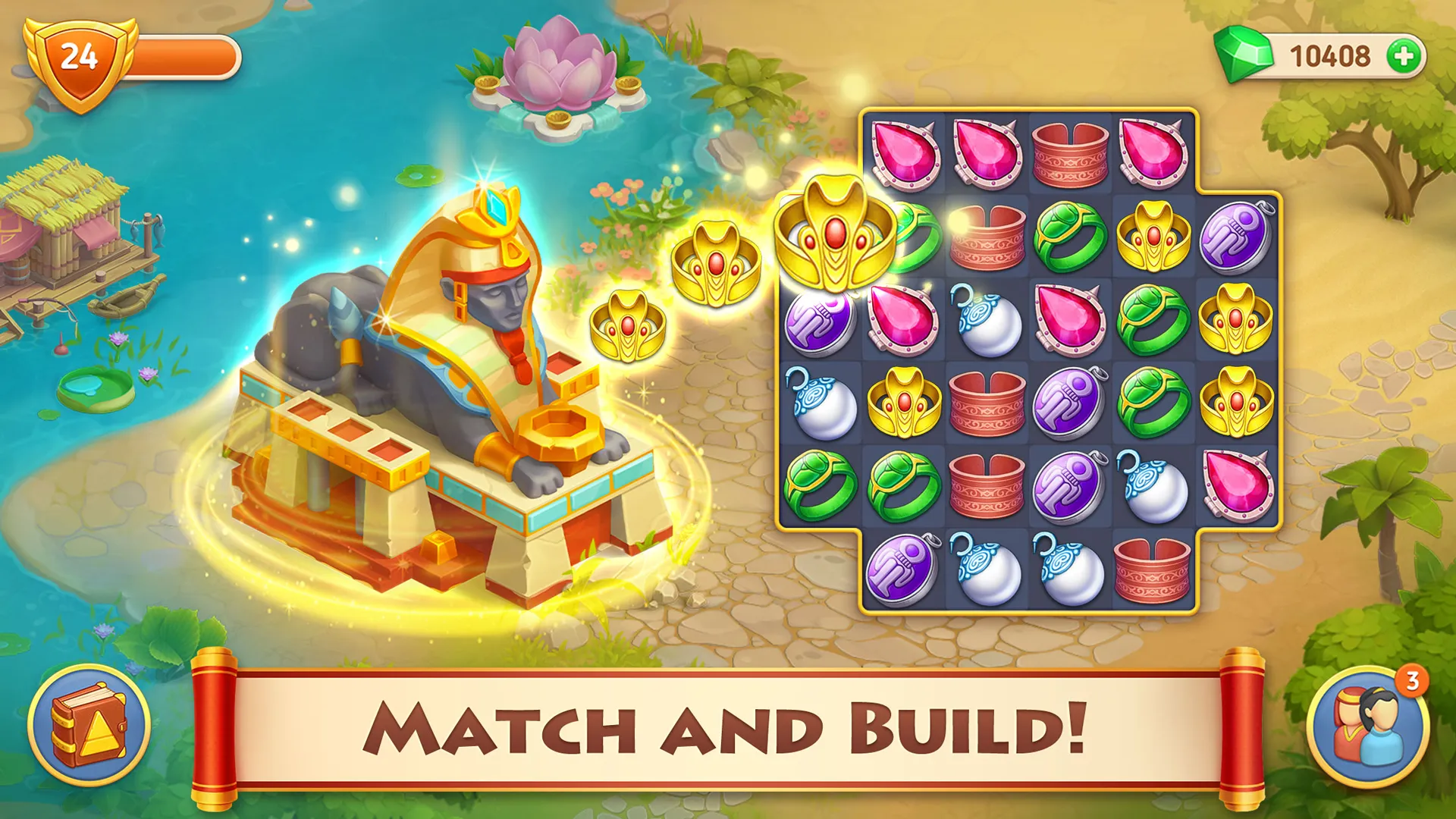Cradle of Empires: 3 in a Row | Indus Appstore | Screenshot