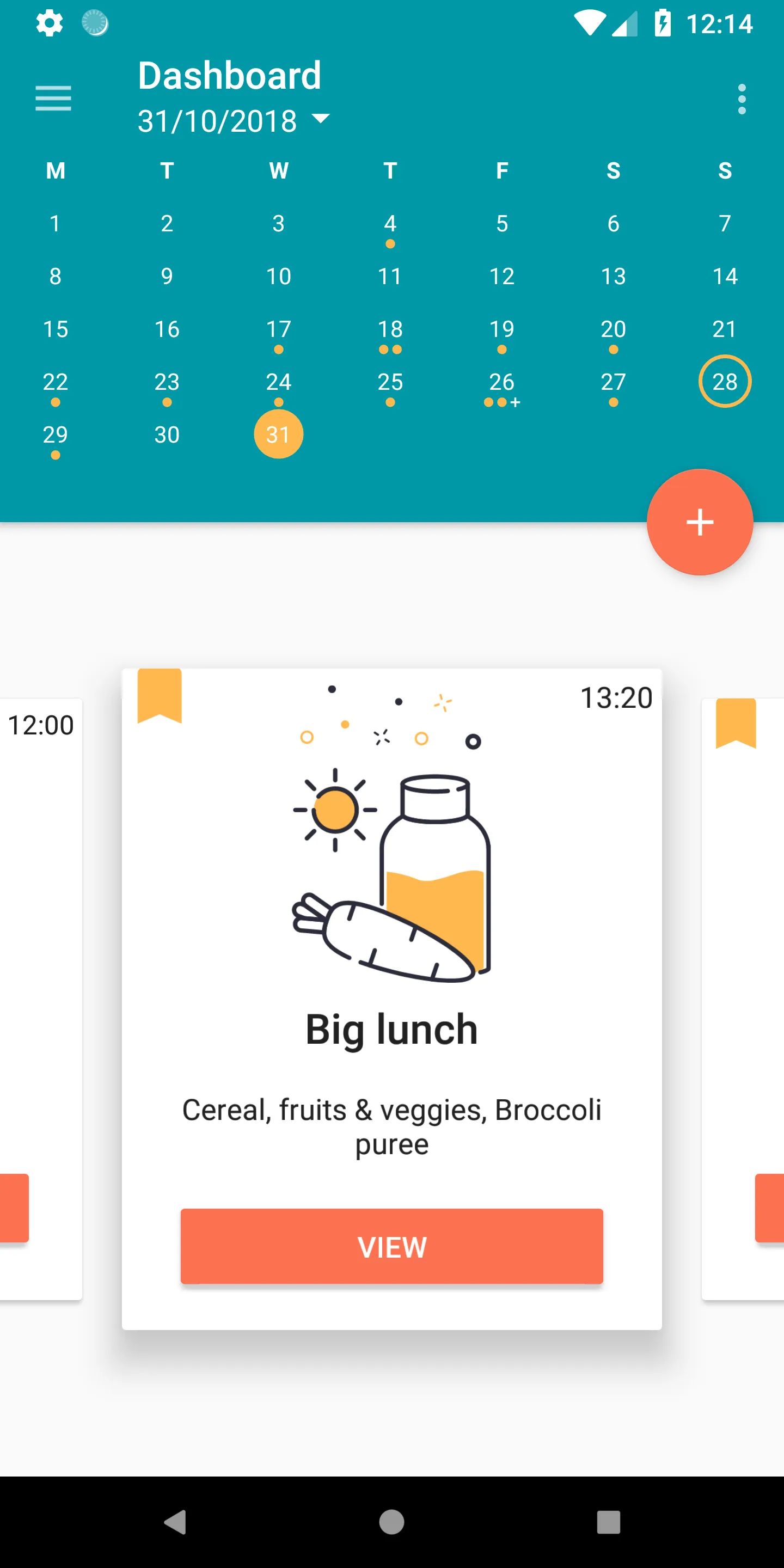 Baby Food Planner | Indus Appstore | Screenshot