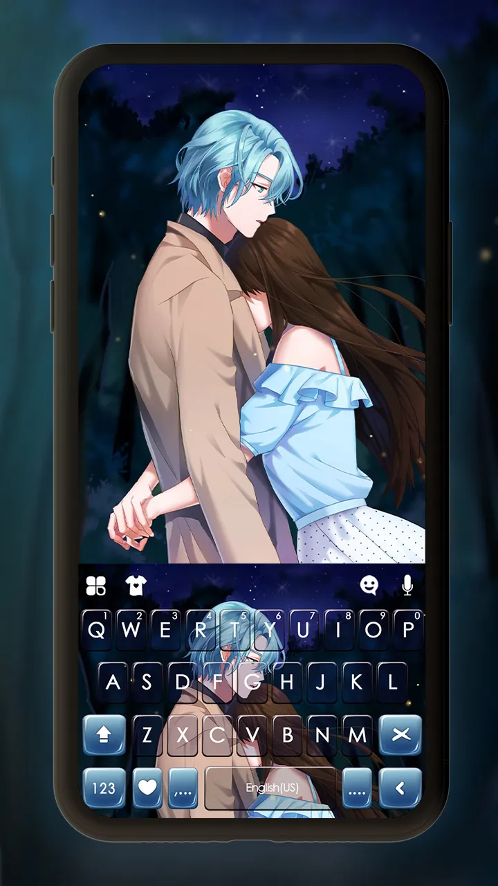 Loving Couple Keyboard Backgro | Indus Appstore | Screenshot