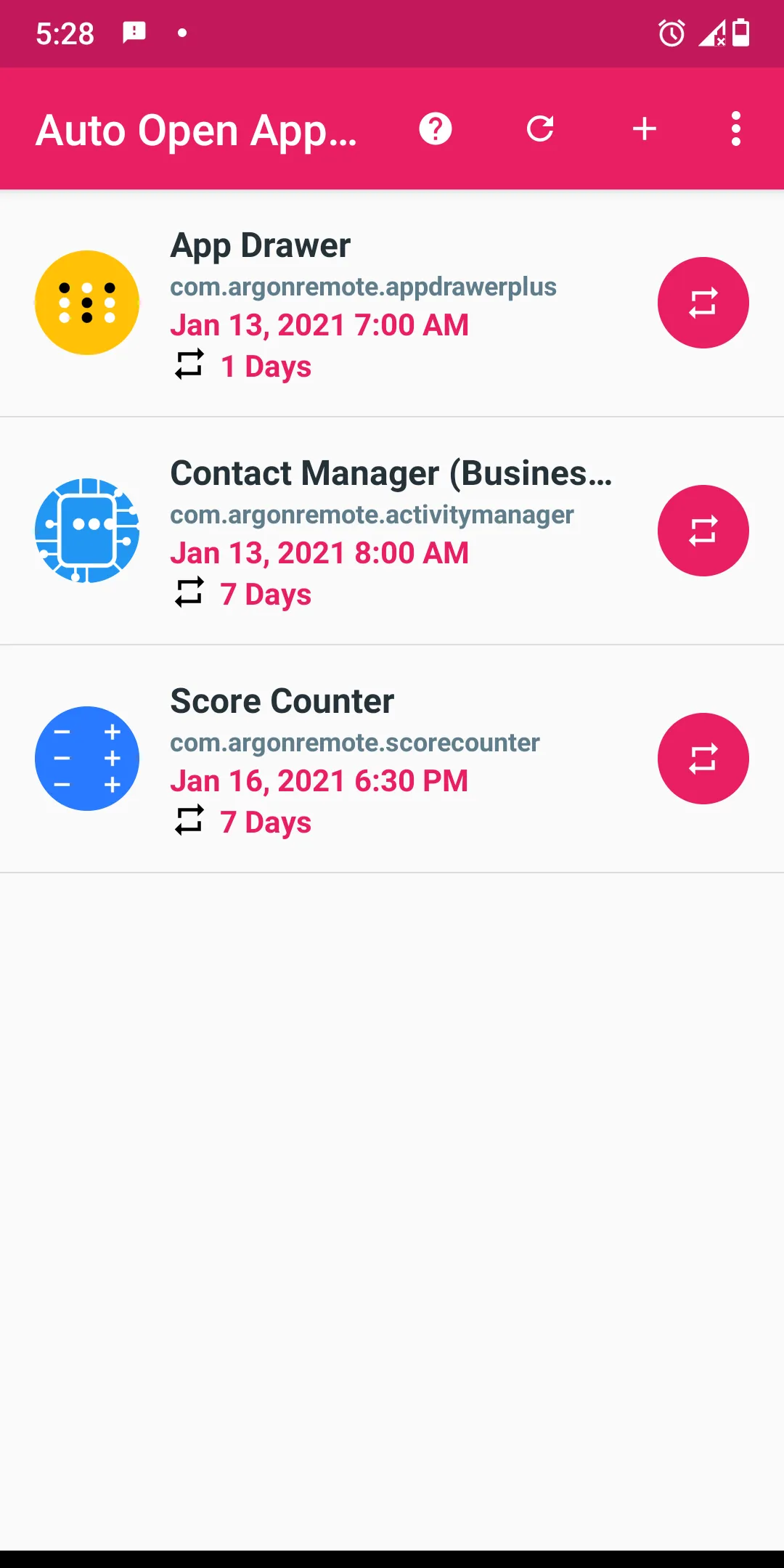 Open App Scheduler | Indus Appstore | Screenshot