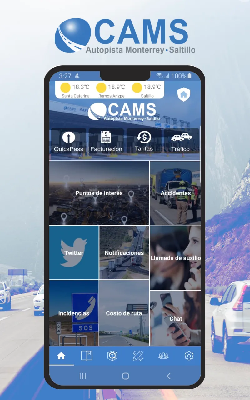 CAMS Autopista | Indus Appstore | Screenshot